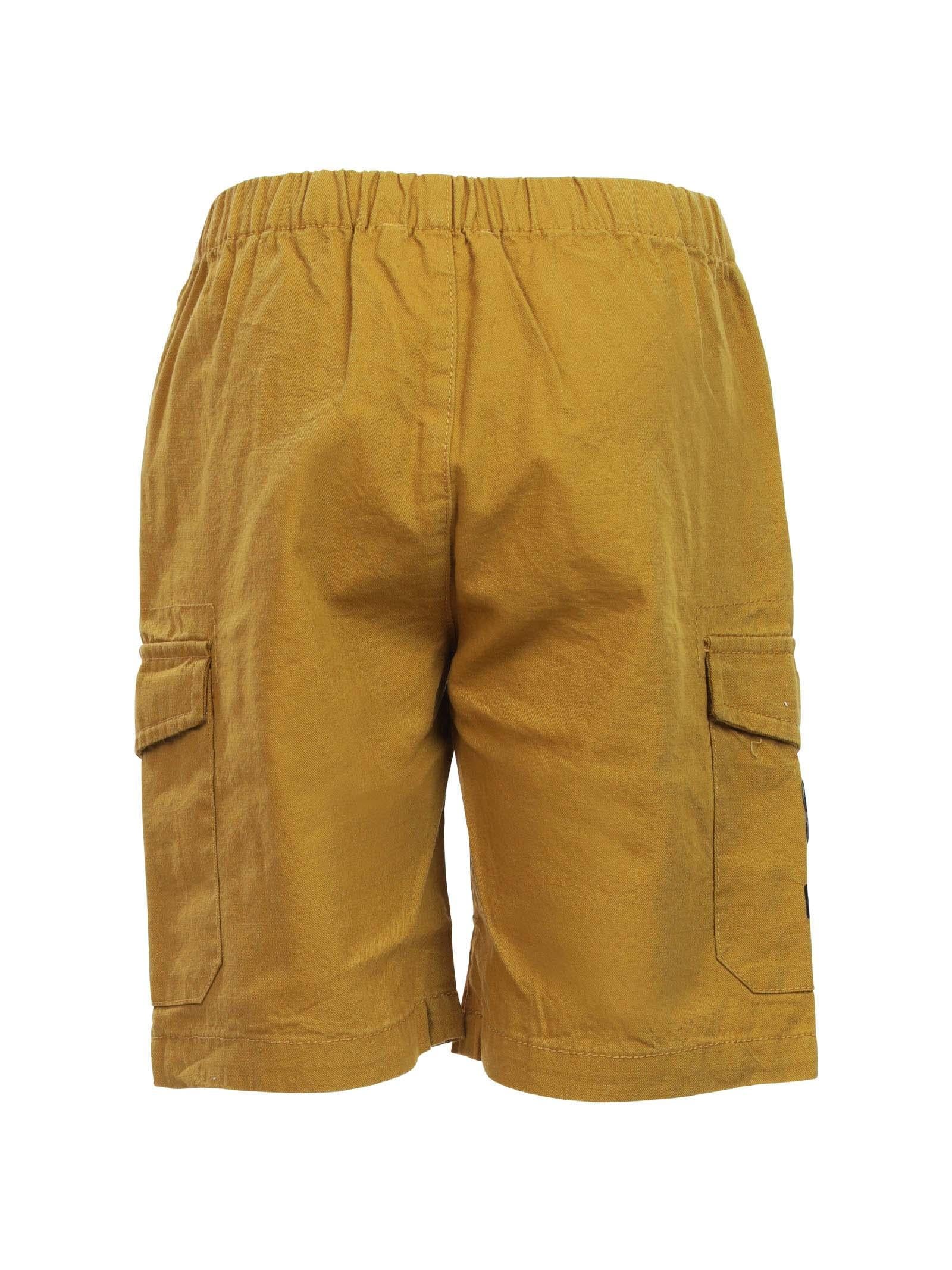 Cargo corti cognac con applicazione Teddy Bear - Image 3