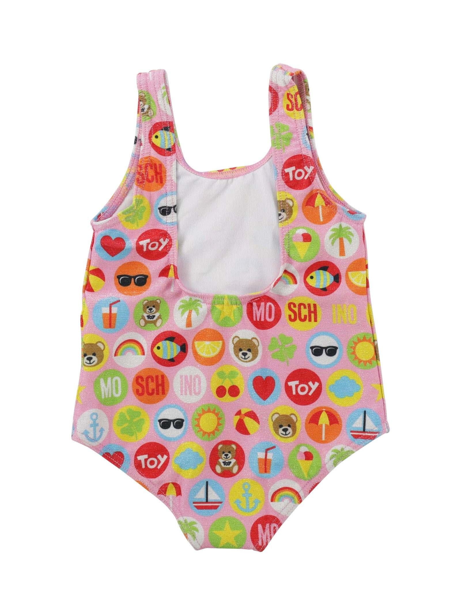 Costume intero rosa lurex - Image 2