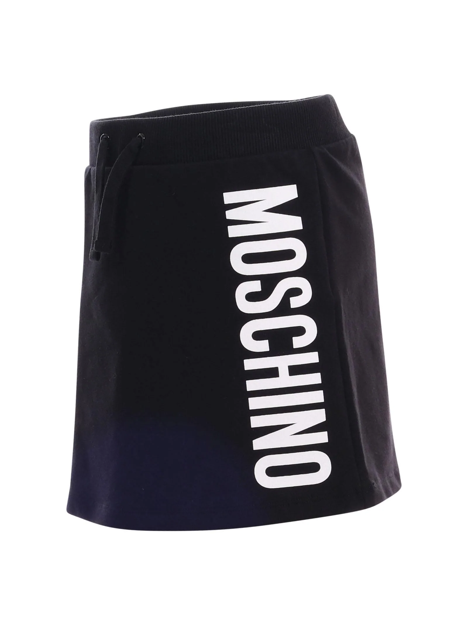 Gonna Moschino nera con logo lettering laterale - Image 2