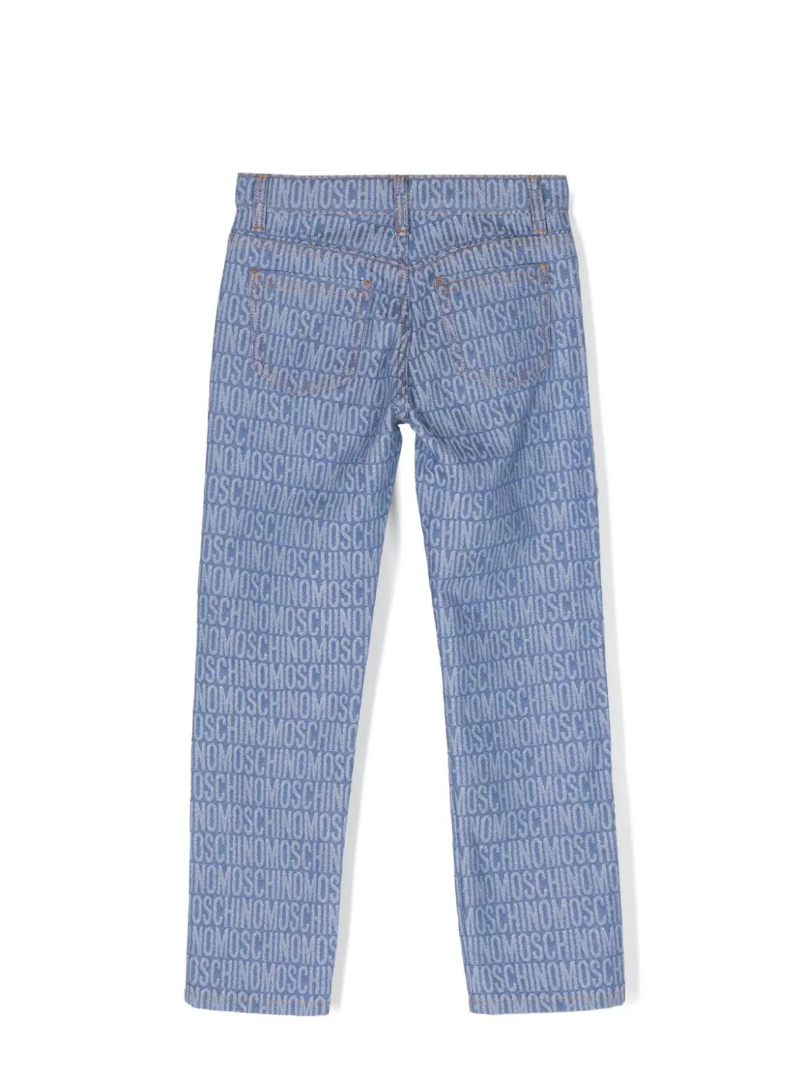 Jeans dritti con monogramma jacquard - Image 2