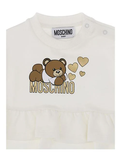 Maglia con volant e stampa teddy - Image 2