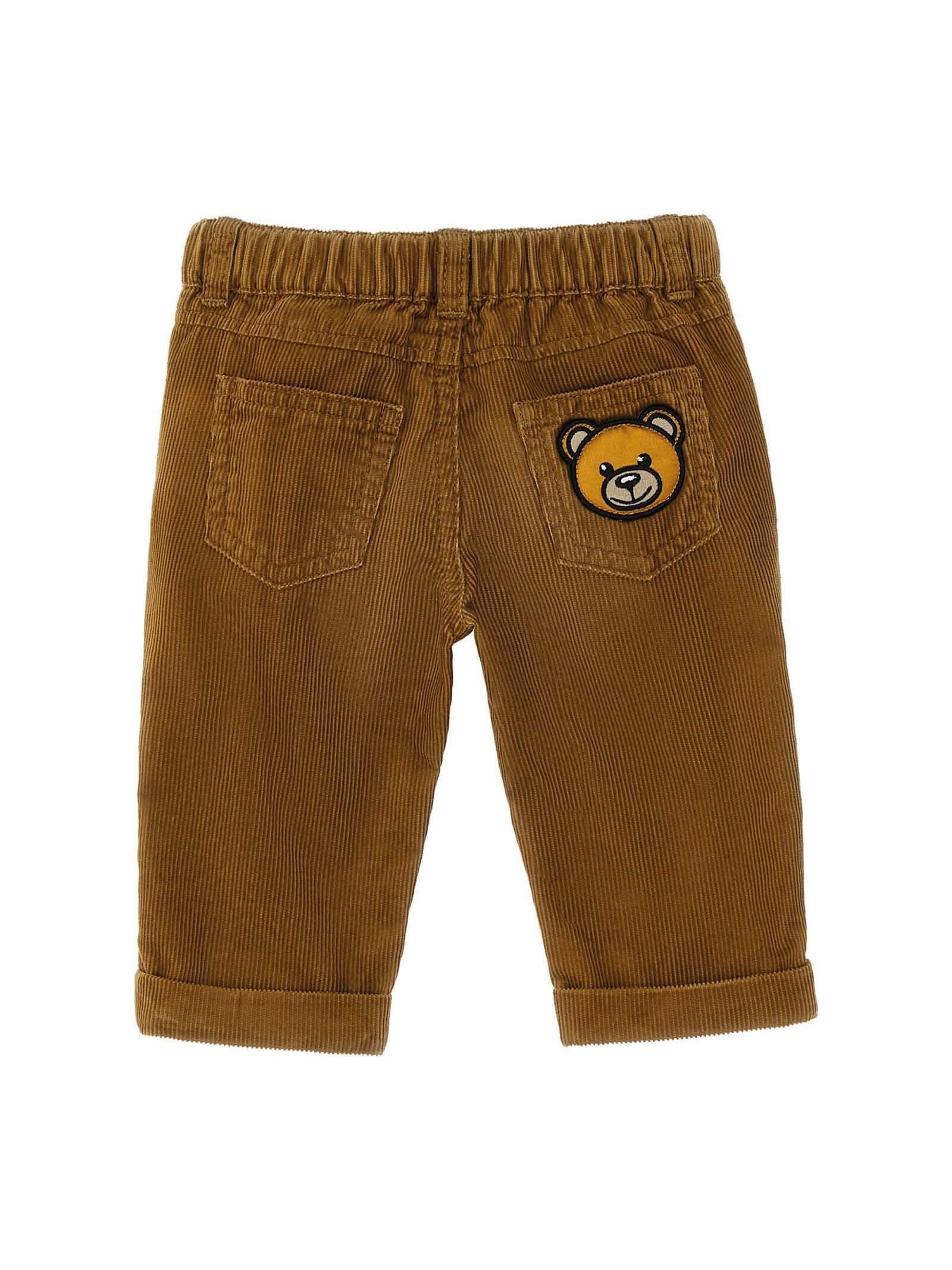 Pantalone a costine slim biscotto - Image 2