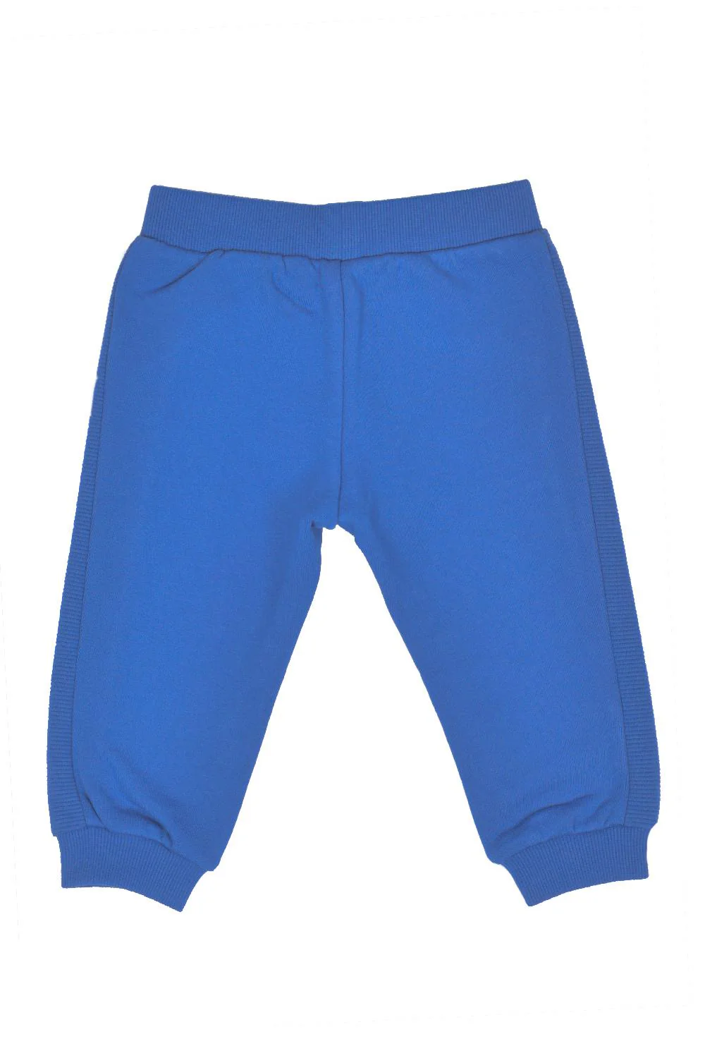 Pantalone in tuta blu royal stampa rainbow - Image 2