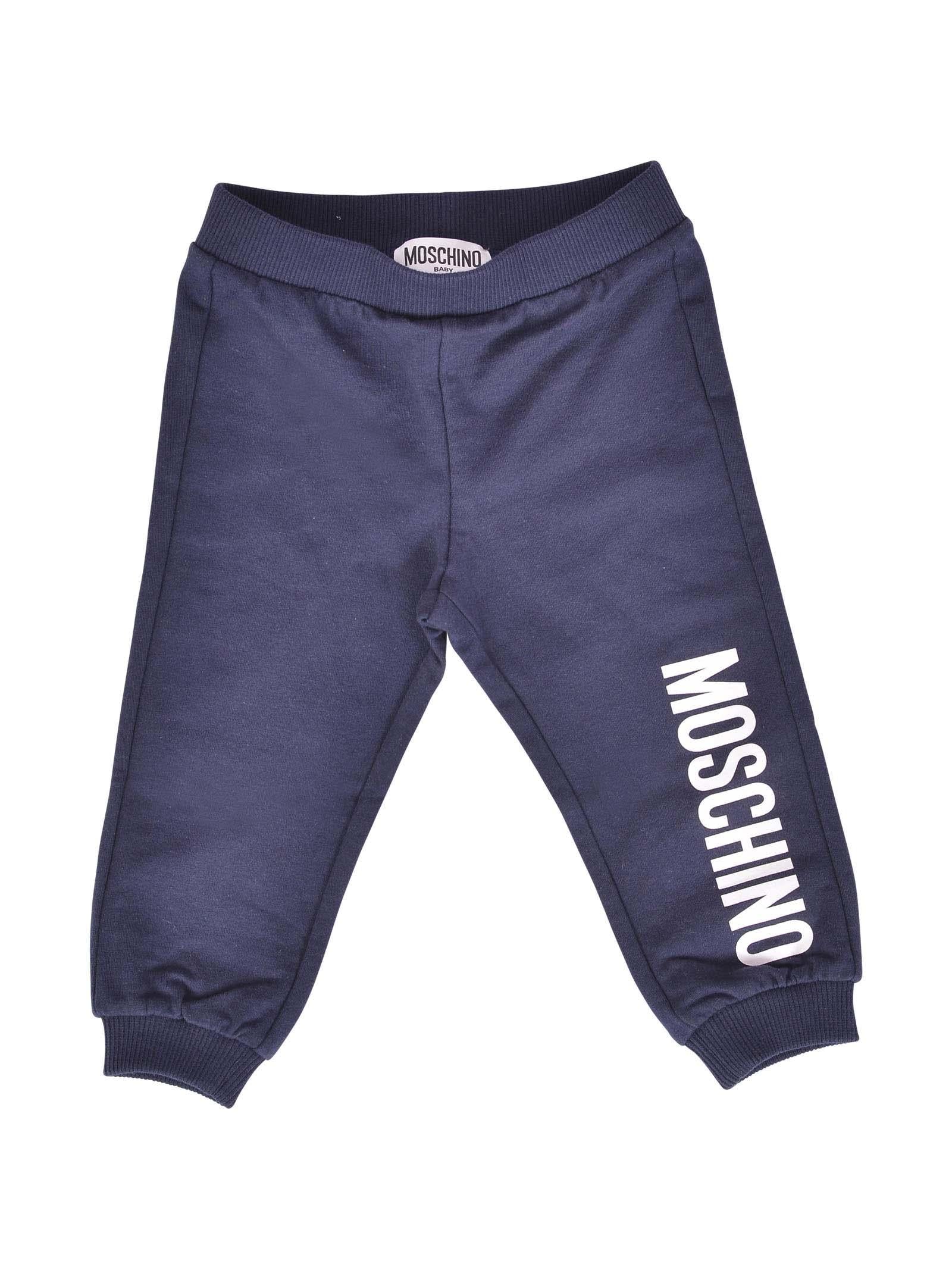 Pantalone tuta basic blu
