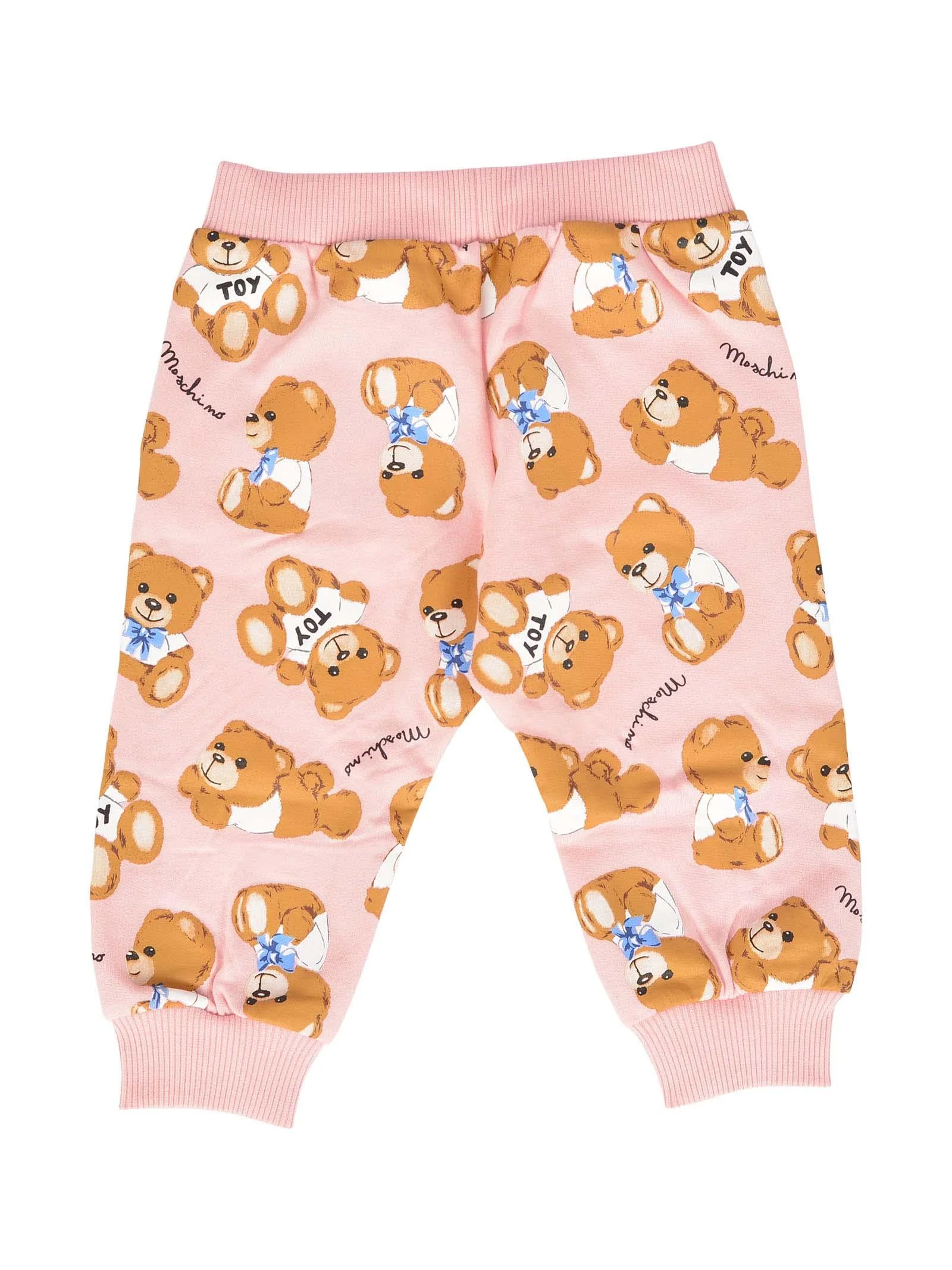 Pantalone tuta rosa con teddy all over - Image 2