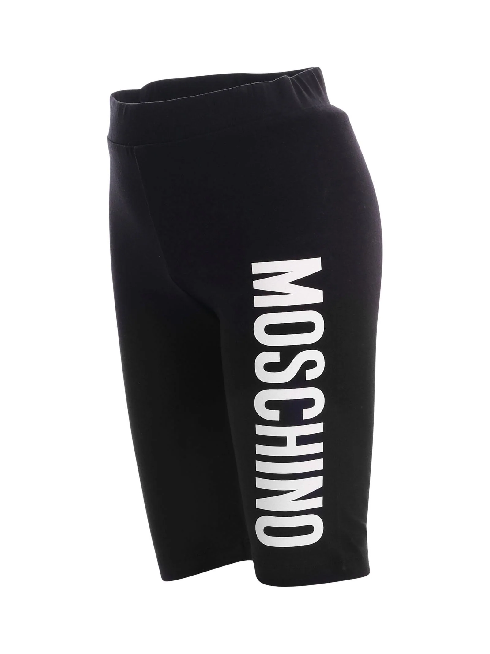 Shorts Moschino neri con logo lettering laterale - Image 2