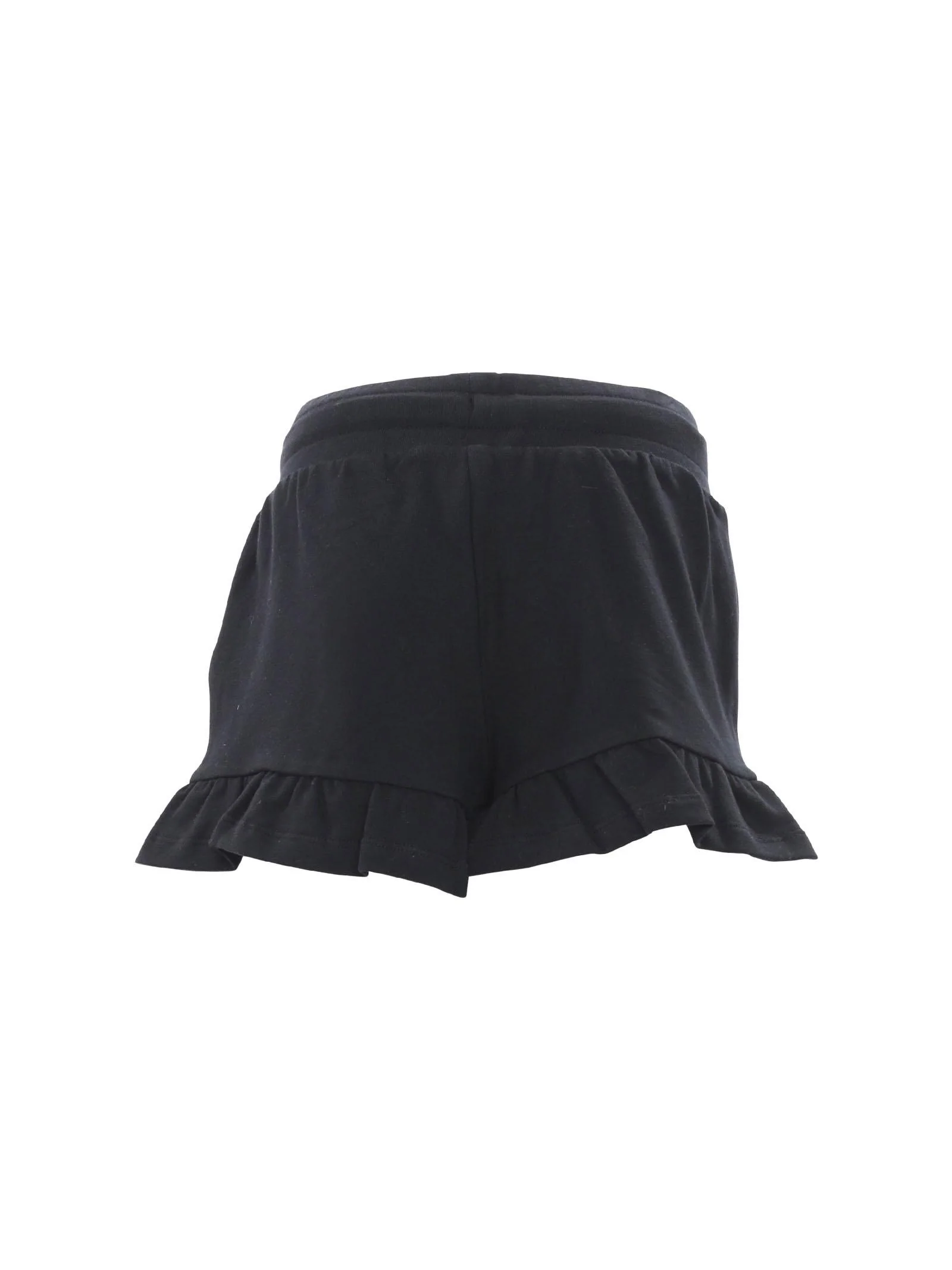 Shorts neri con volant e Teddy sul fondo - Image 3