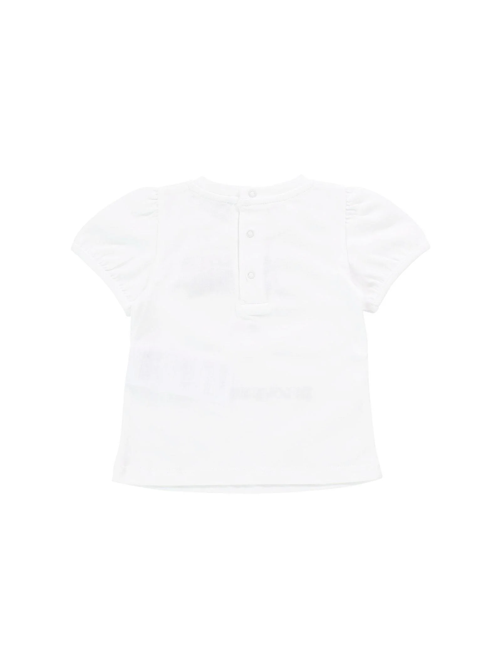 T-shirt bianca In love we trust - Image 2