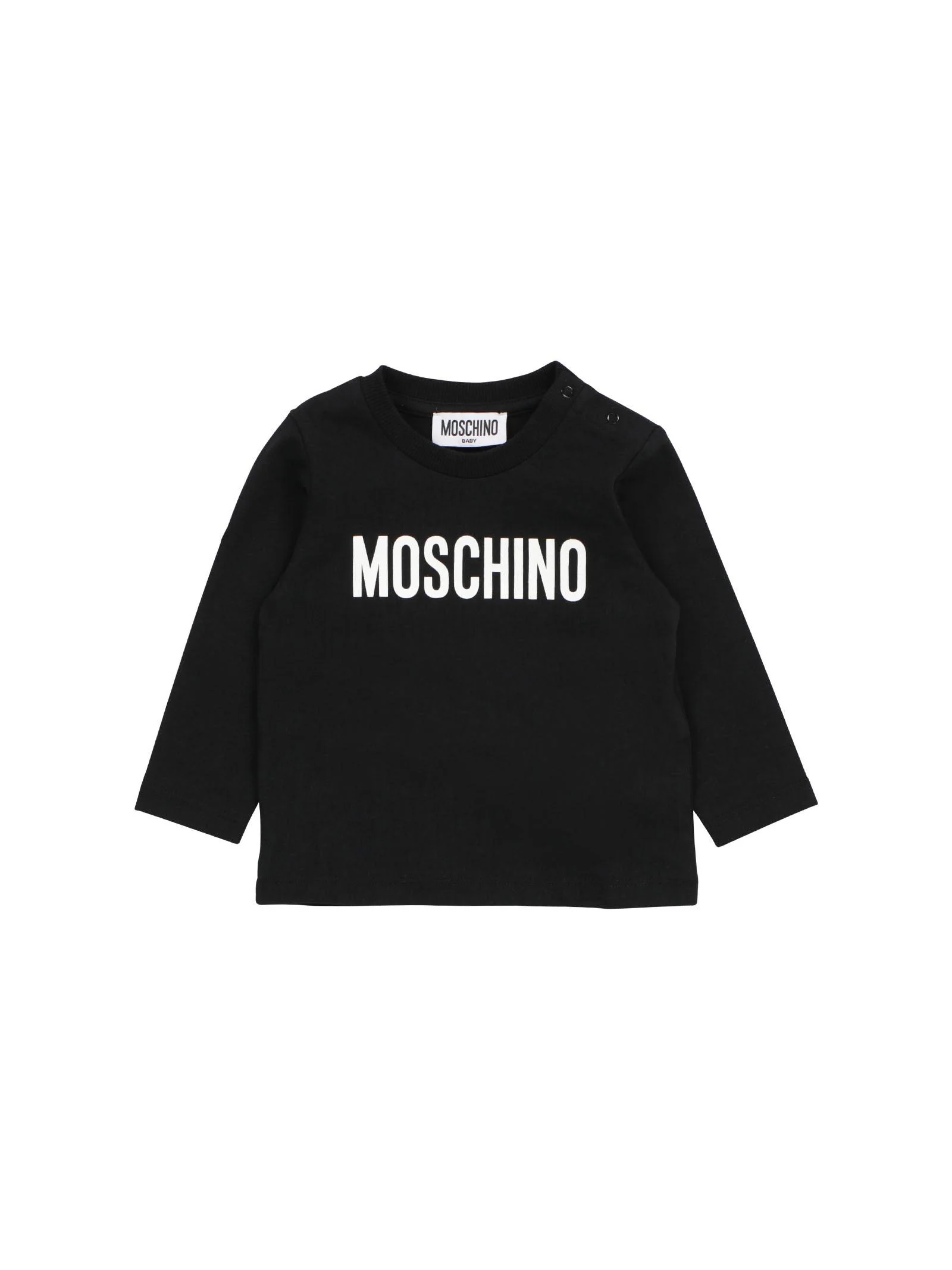 T-shirt manica lunga logo lettering