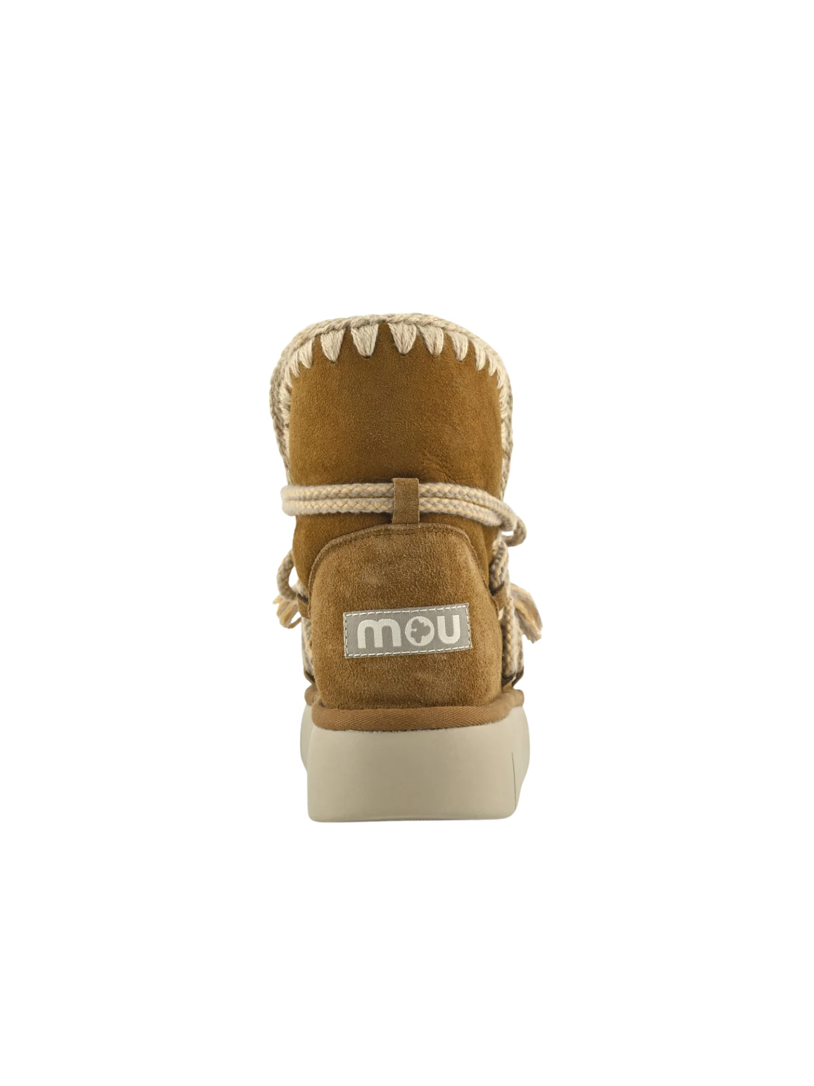 Mou "Bounce Boot Suede Scoubidoo Lace" cognac - Image 5