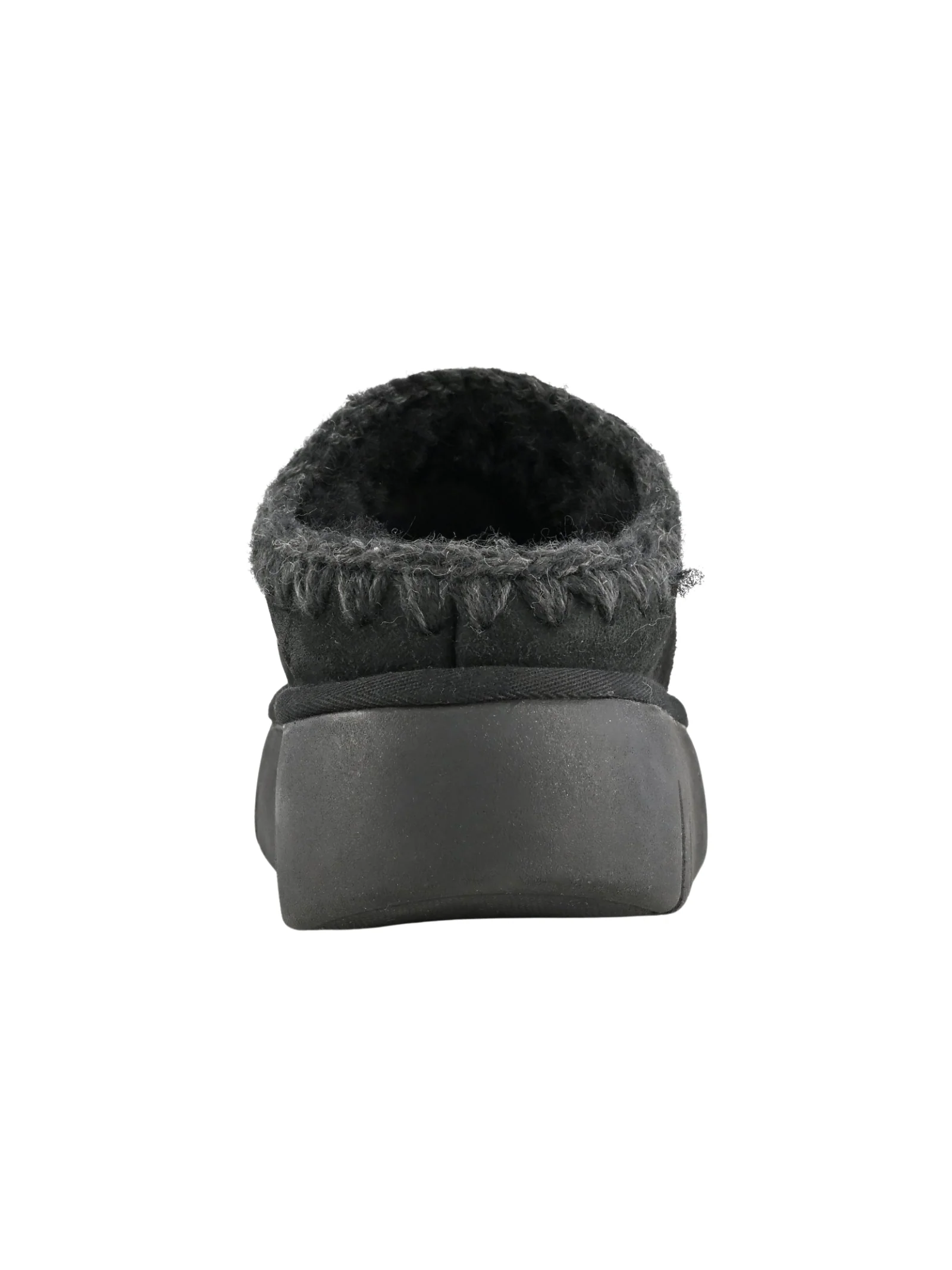 Mou " Bounce Clog Suede - Letter Logo" nero - Image 5