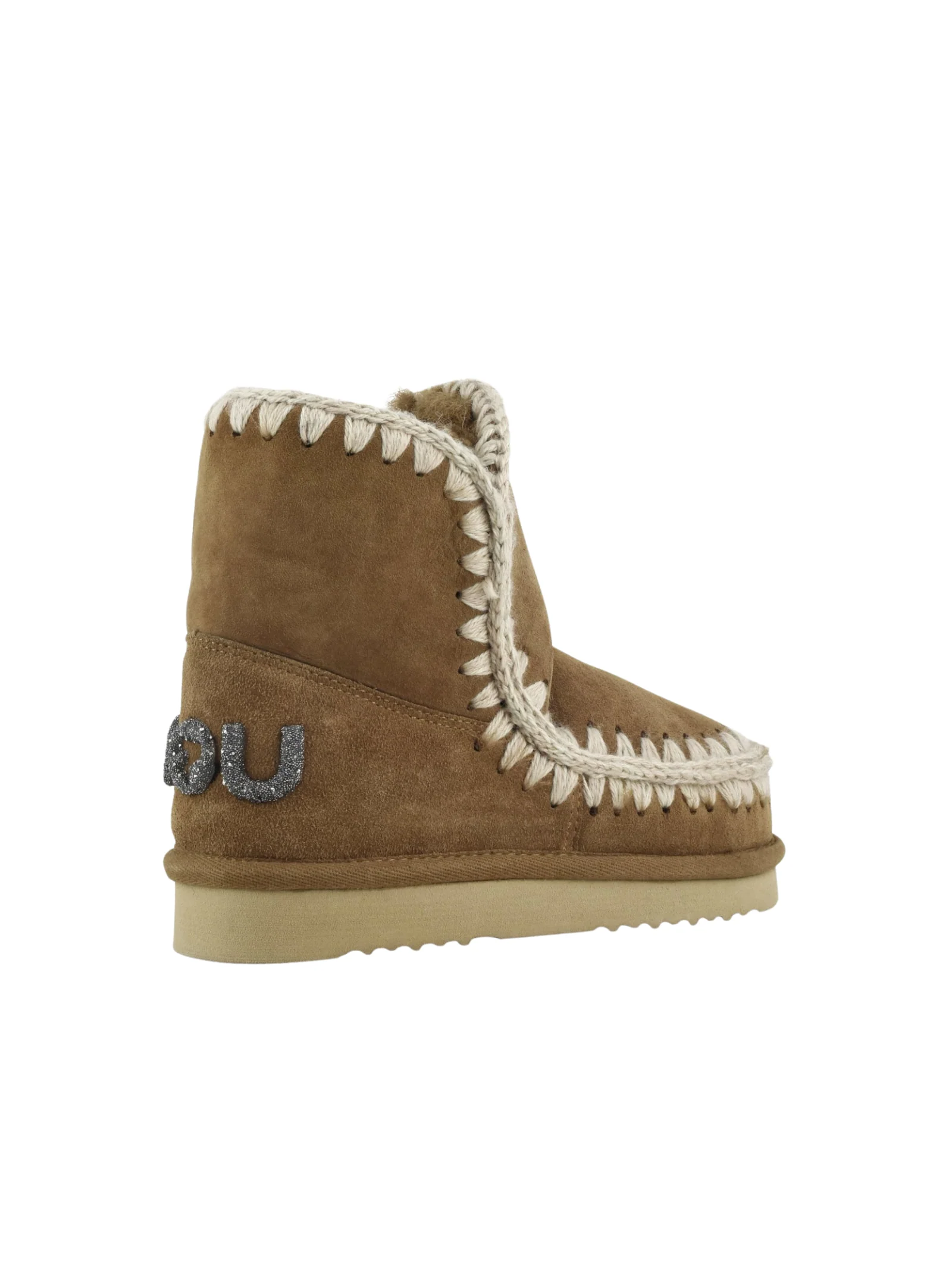 Mou "Eskimo 18 Suede - Glitter Logo" cognac - Image 3