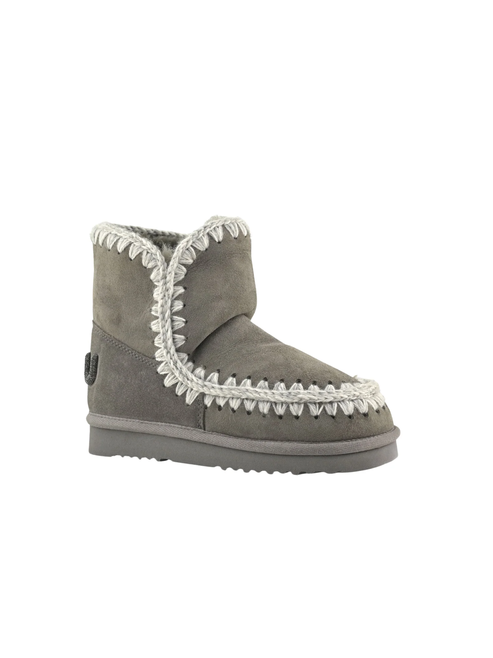 Mou "Eskimo 18 Suede - Glitter Logo" grigio scuro - Image 2