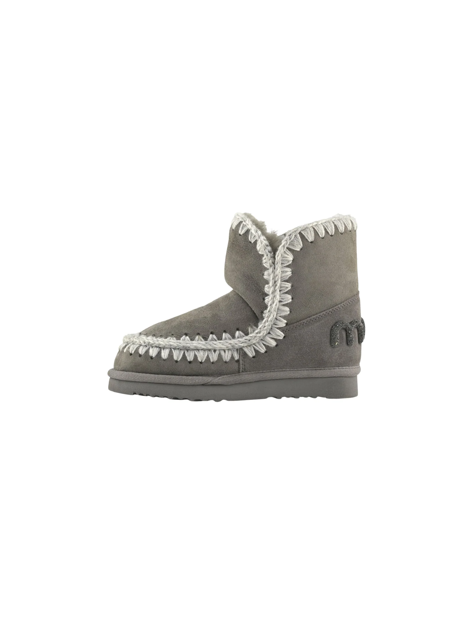 Mou "Eskimo 18 Suede - Glitter Logo" grigio scuro - Image 4