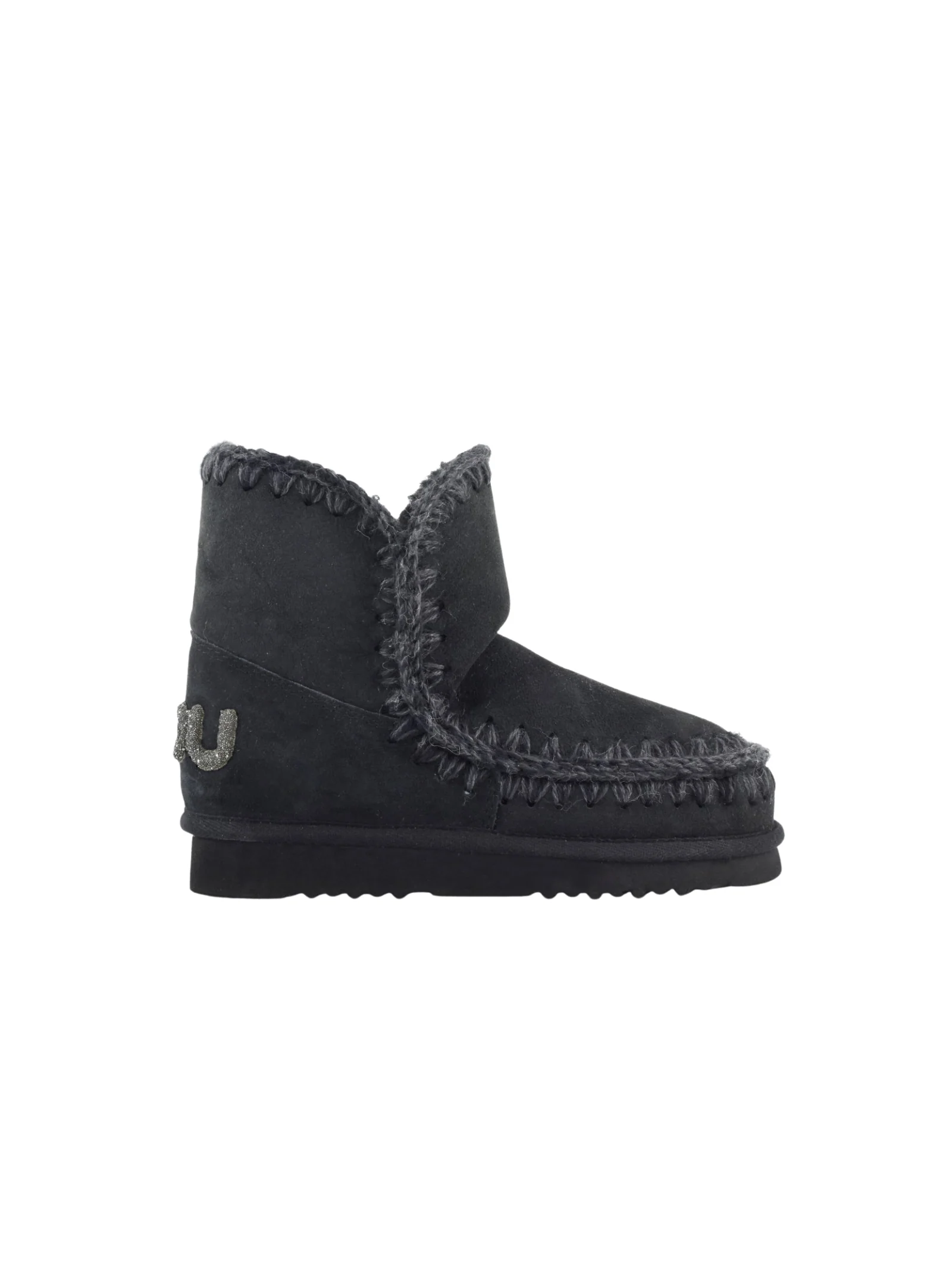 Mou " Eskimo 18 Suede - Glitter Logo" neri
