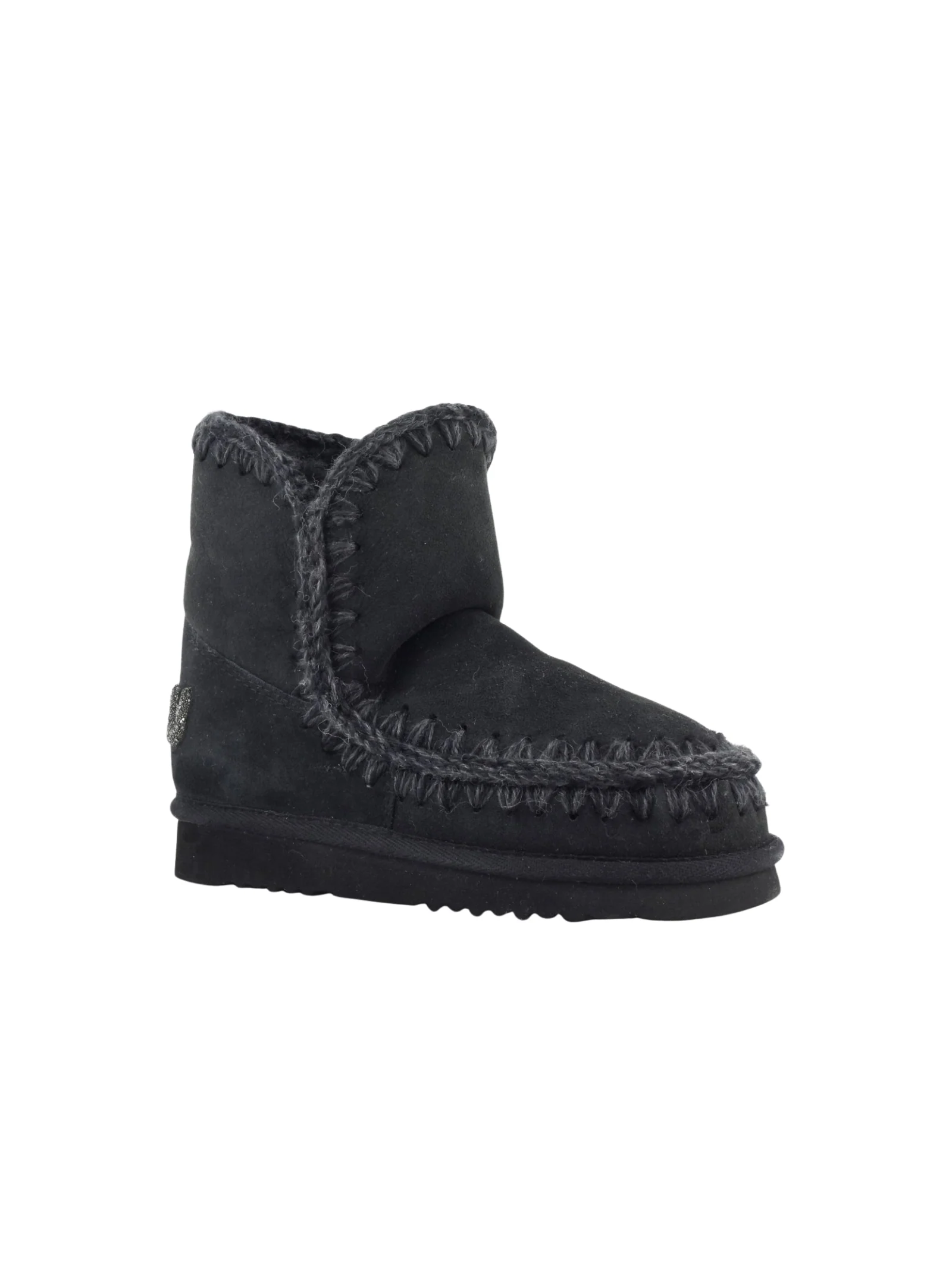 Mou " Eskimo 18 Suede - Glitter Logo" neri - Image 2