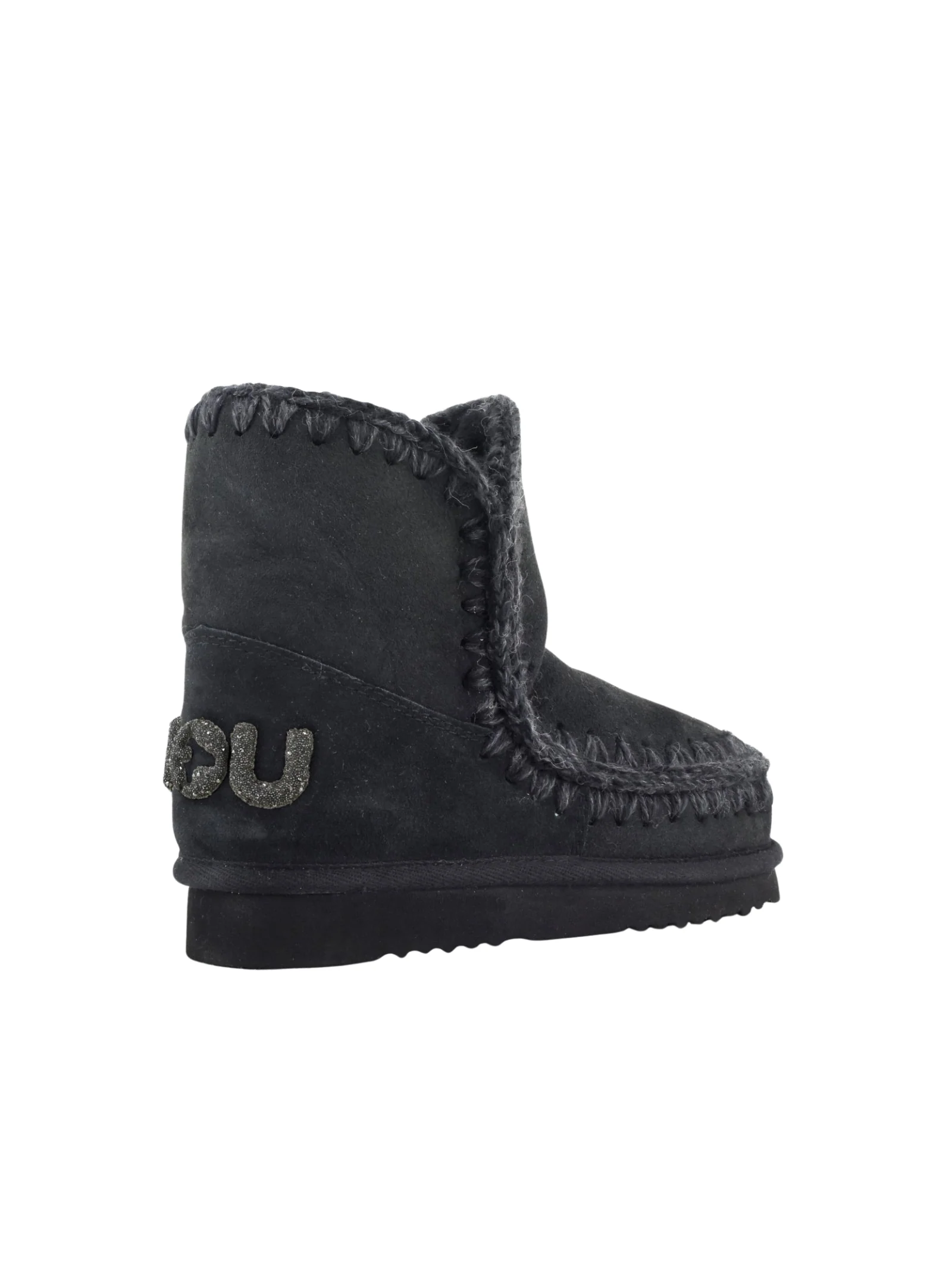 Mou " Eskimo 18 Suede - Glitter Logo" neri - Image 3