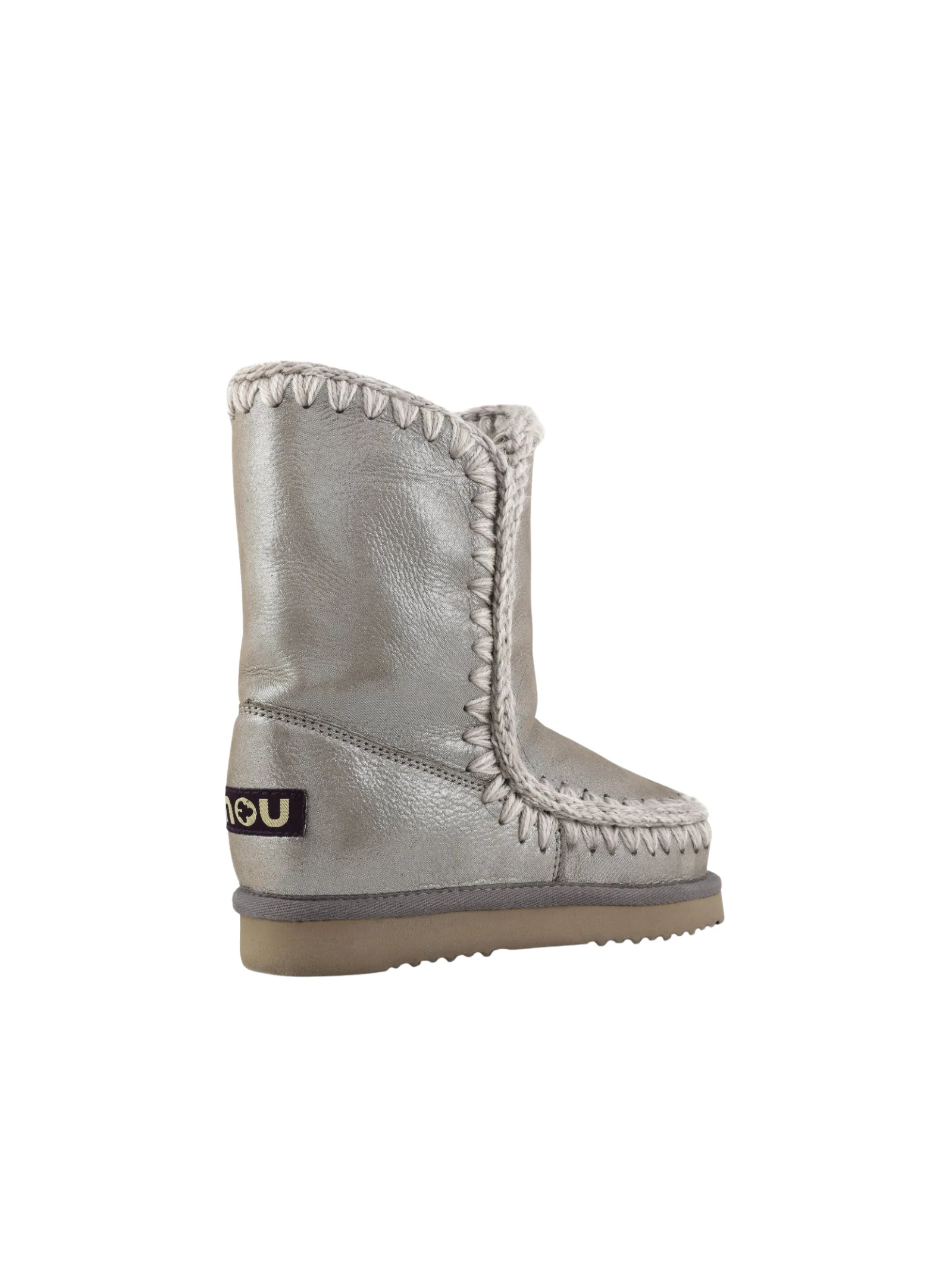 Mou "Eskimo 24 Special Leather" microglitter grigio - Image 3