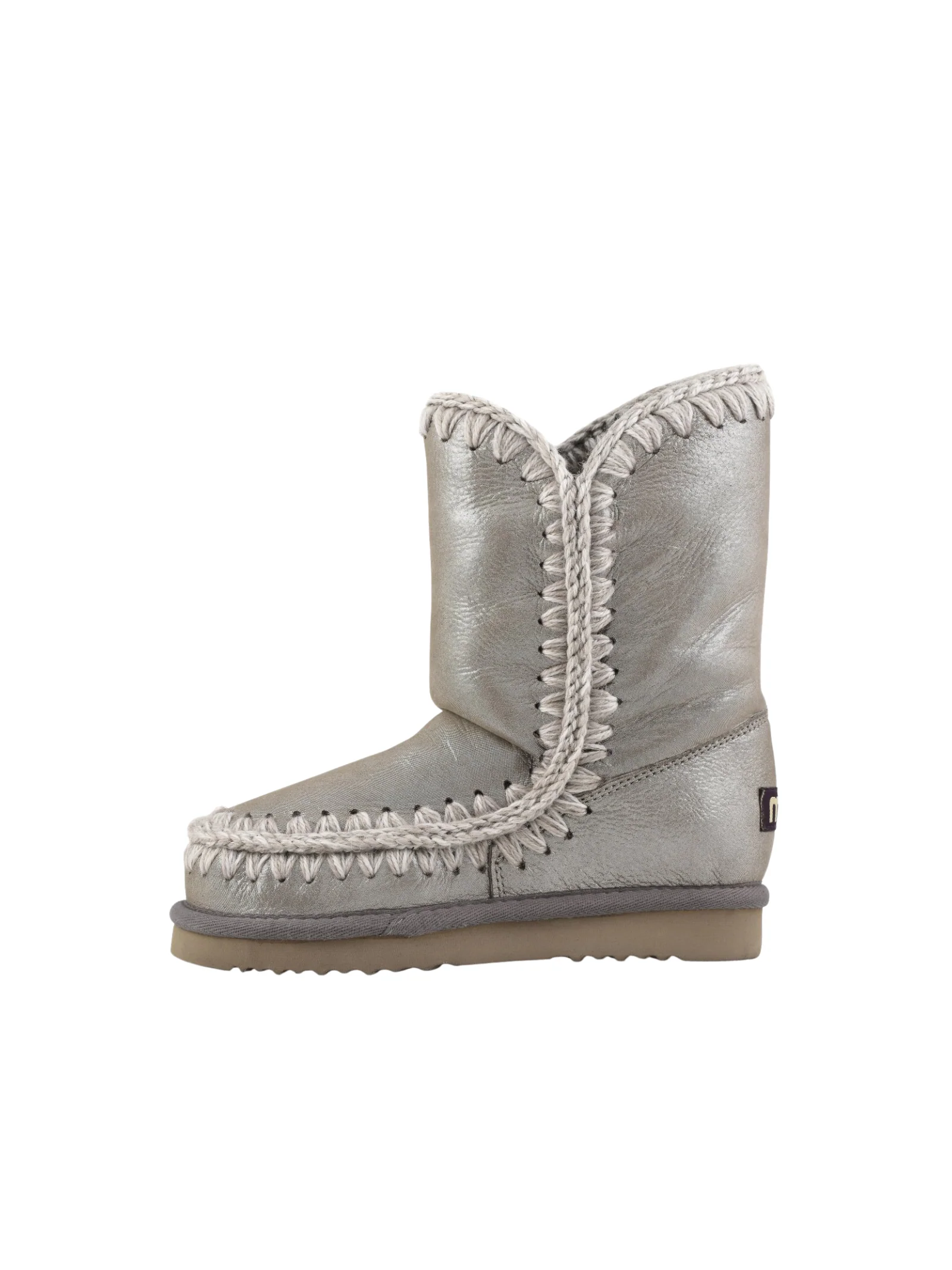 Mou "Eskimo 24 Special Leather" microglitter grigio - Image 4