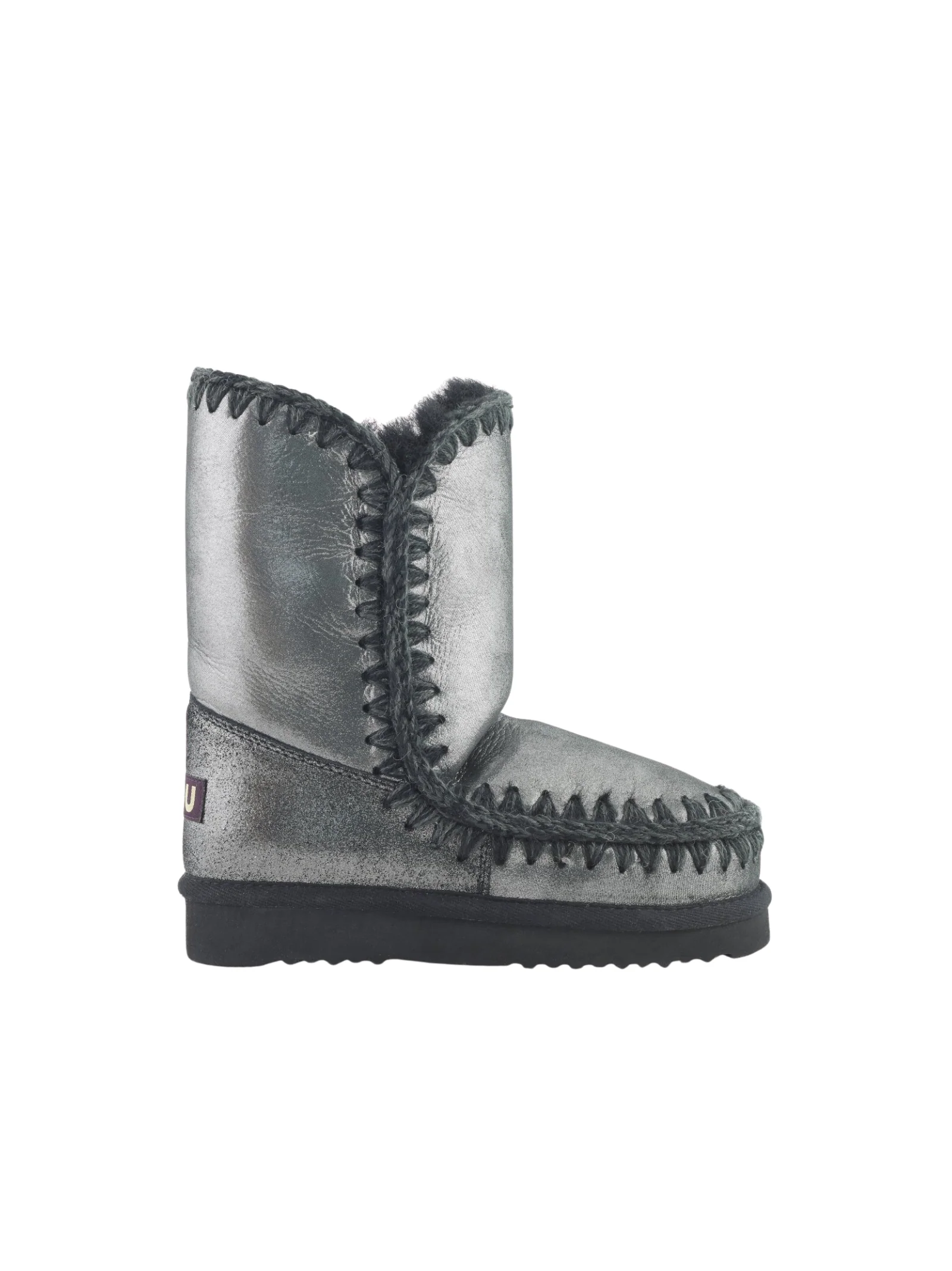 Mou "Eskimo 24 Special Leather" microglitter neri