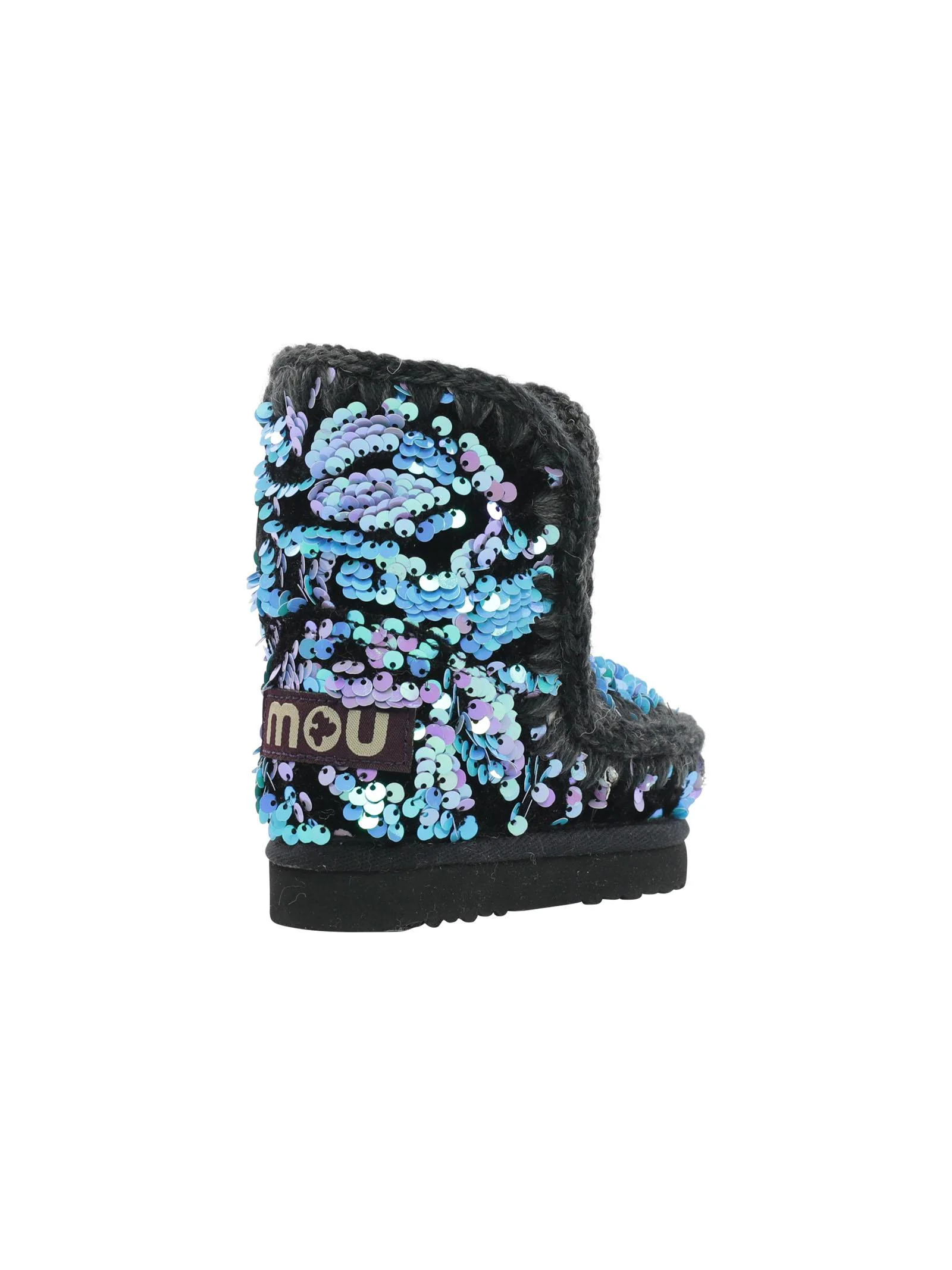 Mou Eskimo Kid glamour sequins lilac on velvet - Image 3