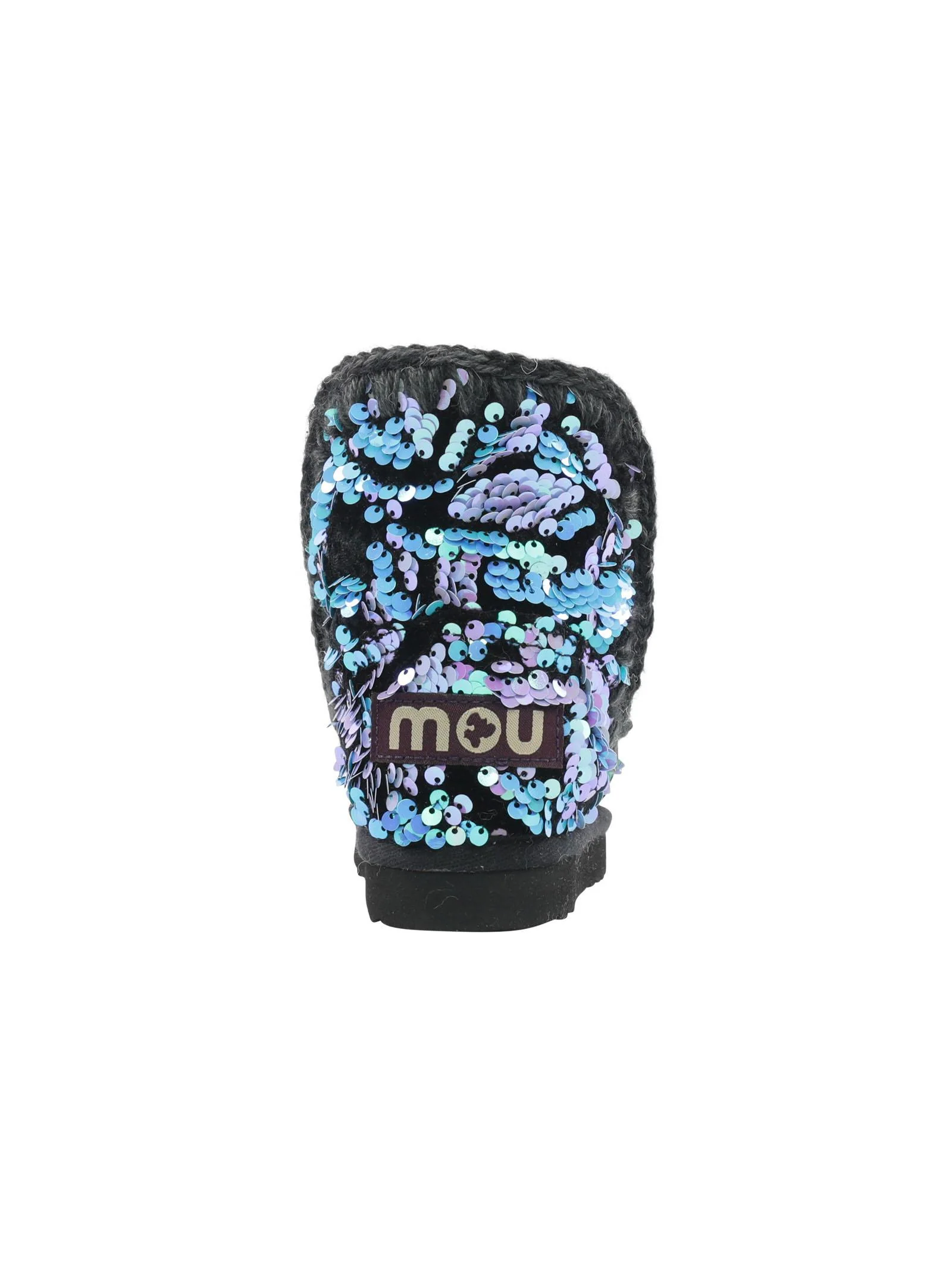 Mou Eskimo Kid glamour sequins lilac on velvet - Image 4