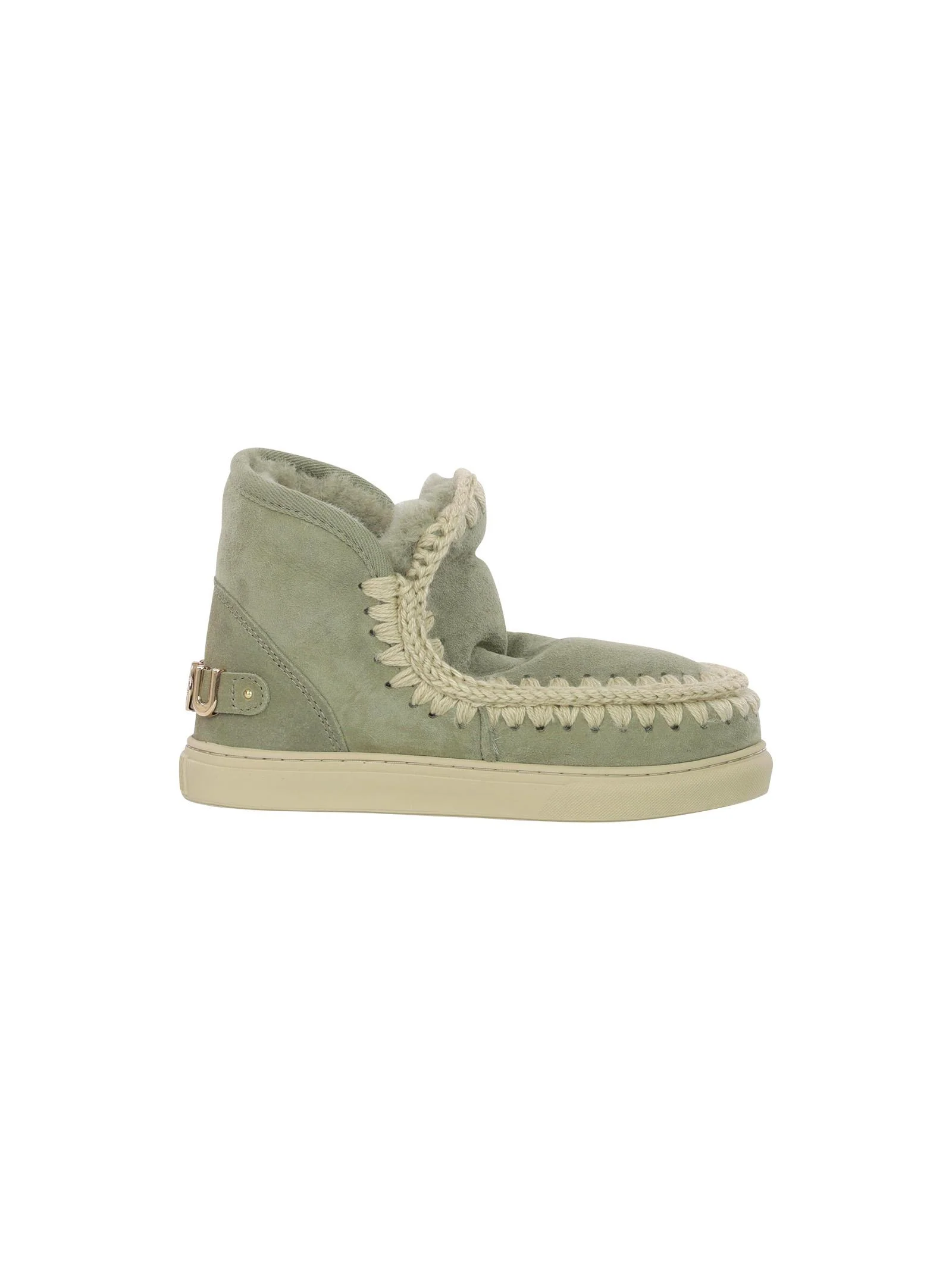 Mou Eskimo sneaker big metal logo grigio