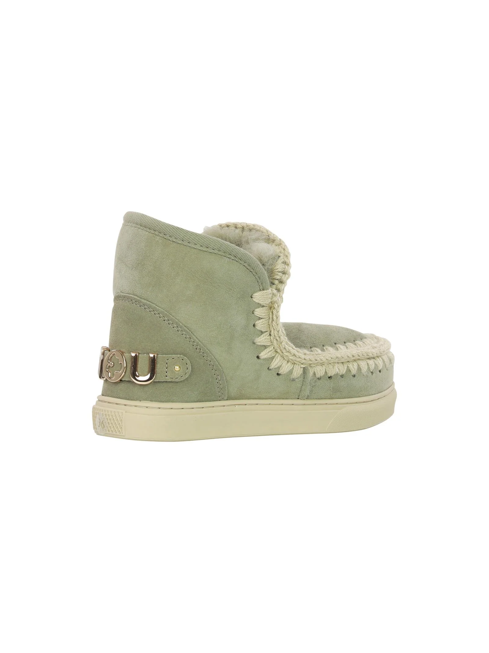 Mou Eskimo sneaker big metal logo grigio - Image 3