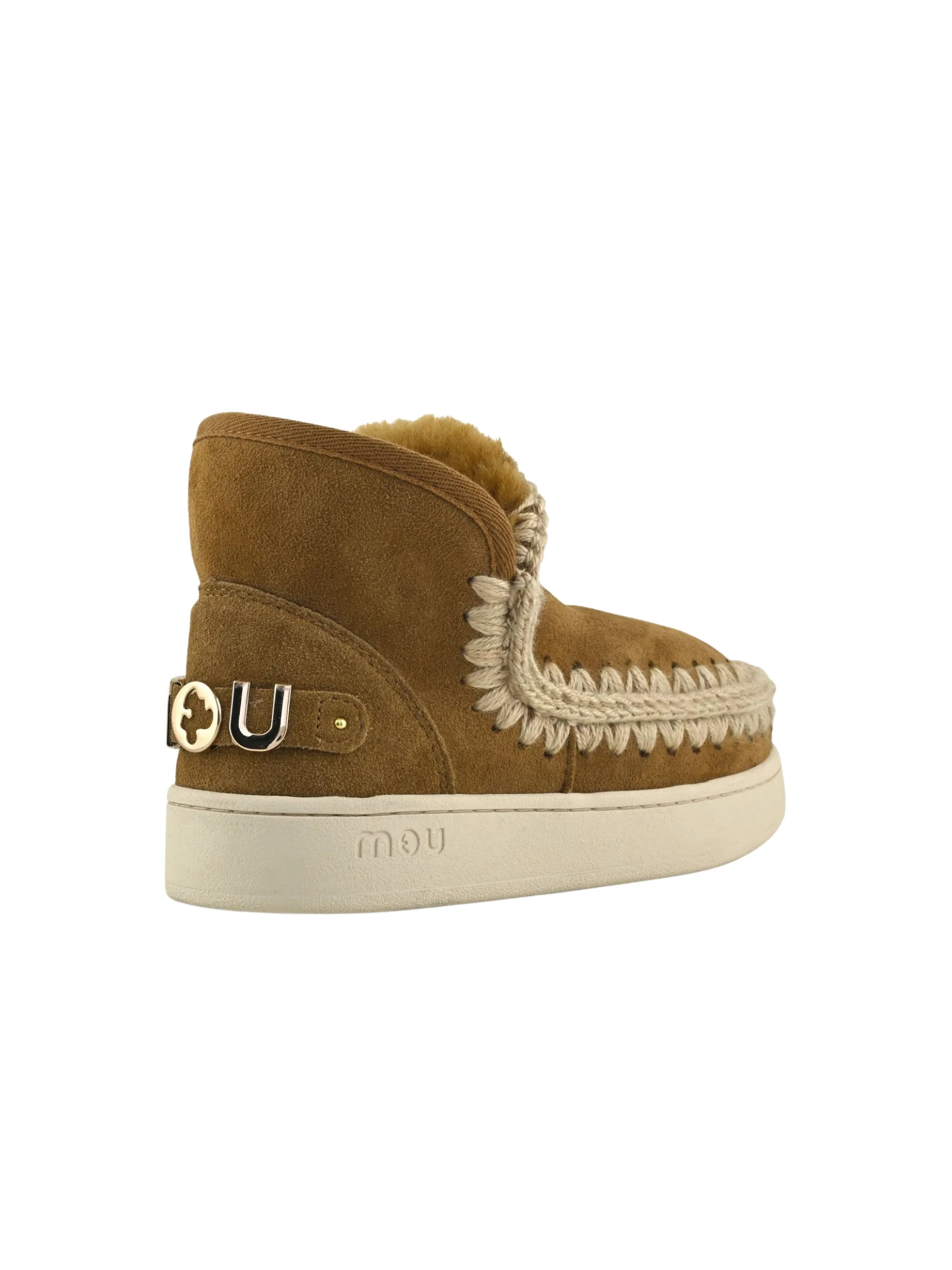 Mou "New Eskimo Sneaker Suede - let" cognac - Image 3