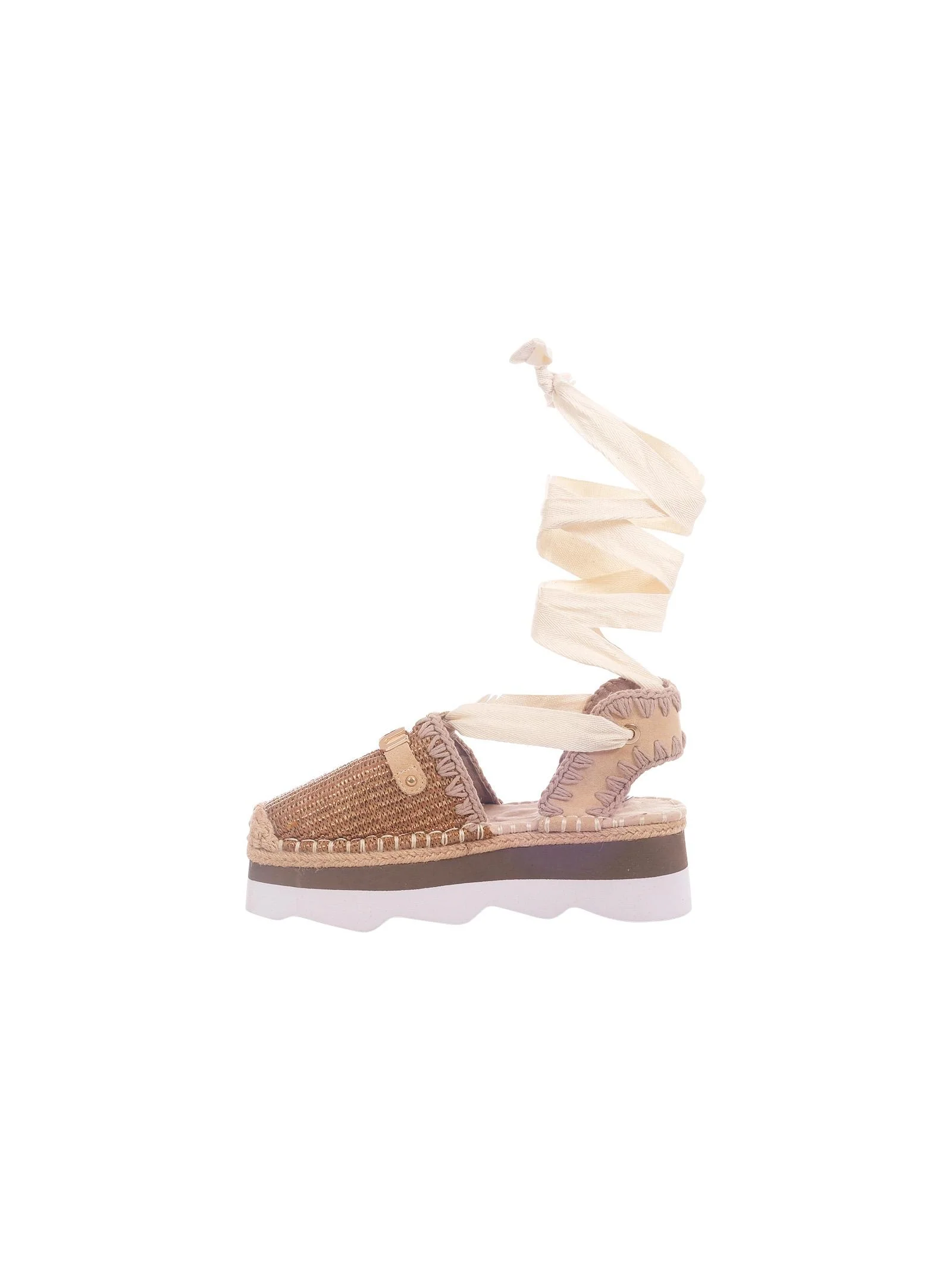 Sandali "espa sandal rafia" Mou marrone - Image 4