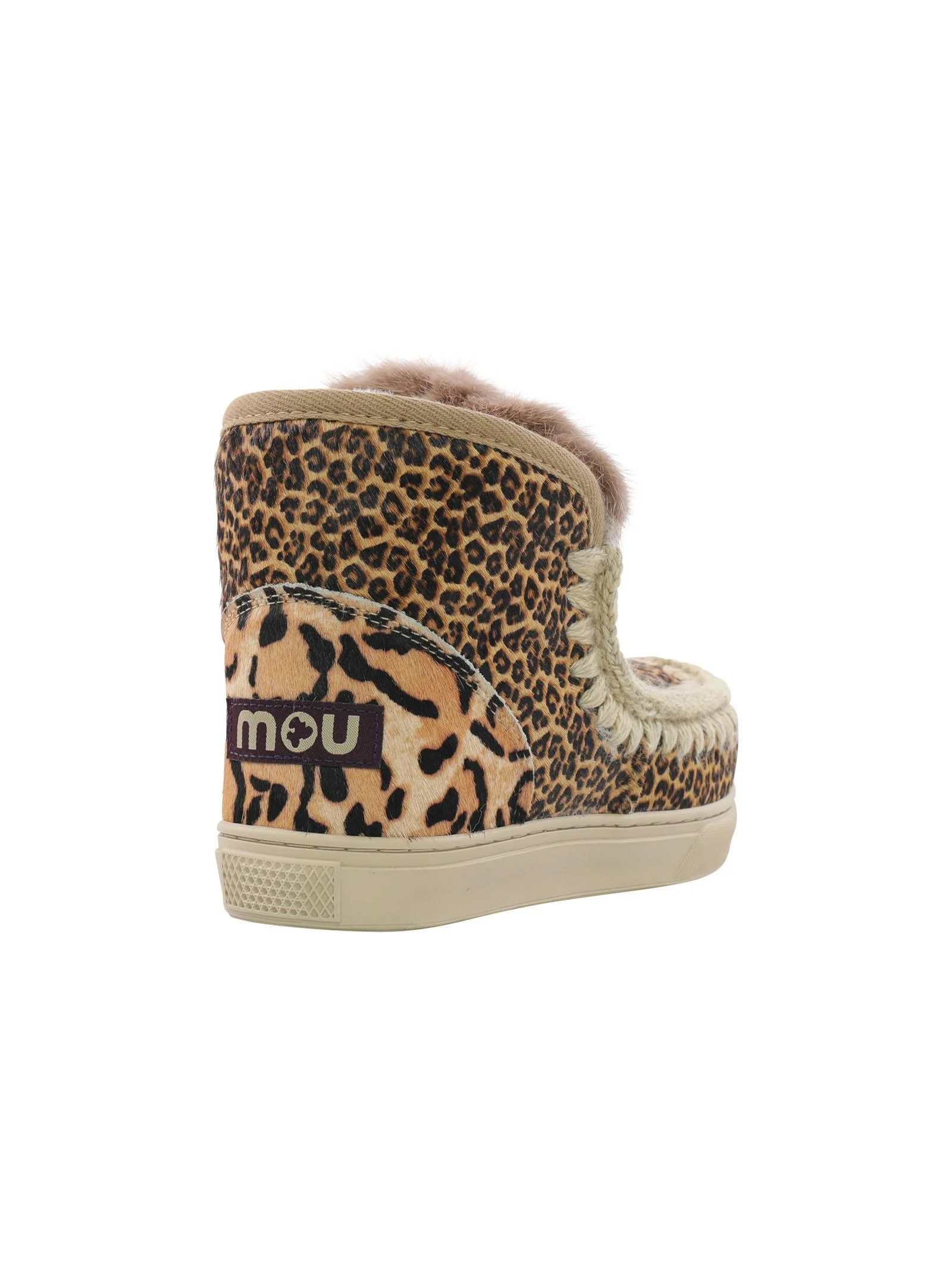 Sneakers eskimo con patchwork animalier - Image 10