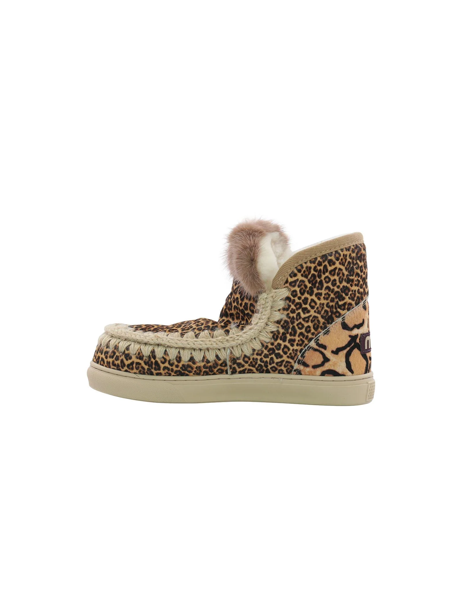Sneakers eskimo con patchwork animalier - Image 12