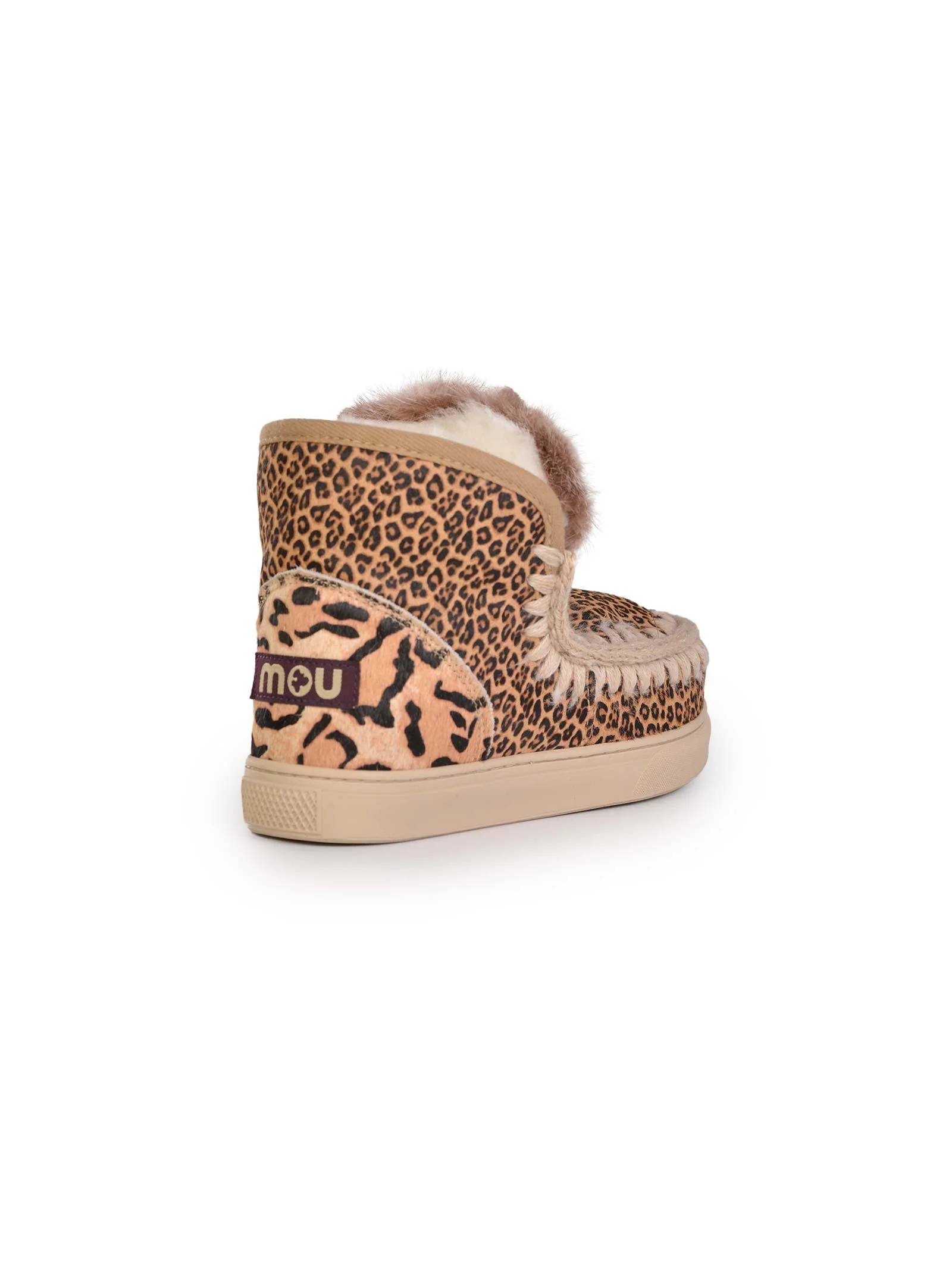 Sneakers eskimo con patchwork animalier - Image 4