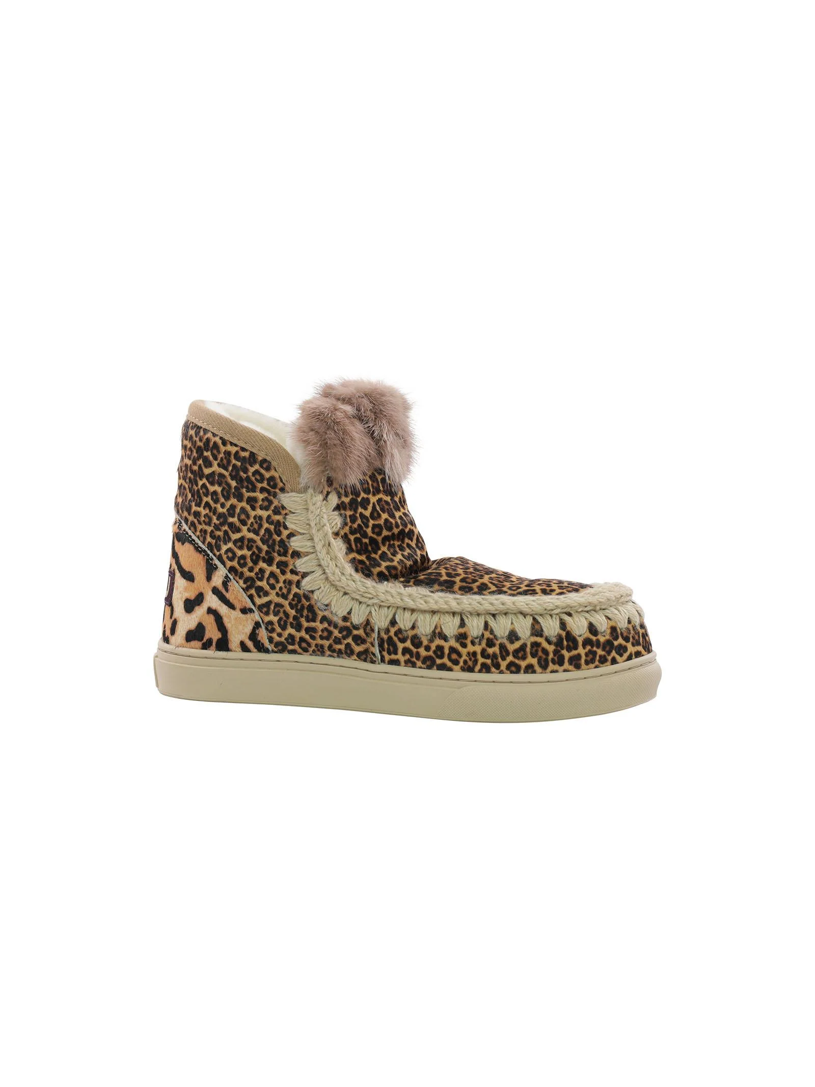 Sneakers eskimo con patchwork animalier - Image 9