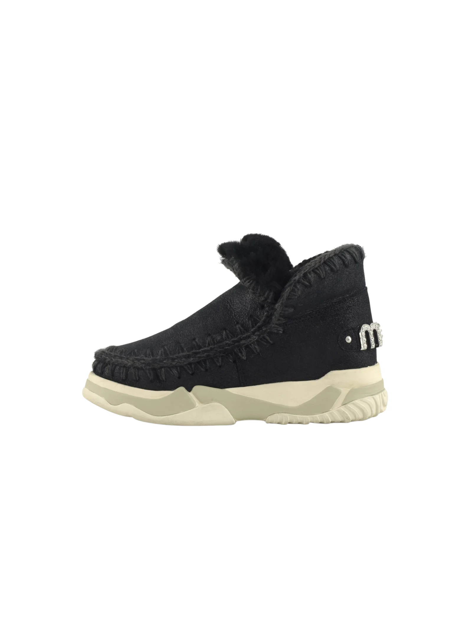 Mou " Trainer Special Leather" neri - Image 4