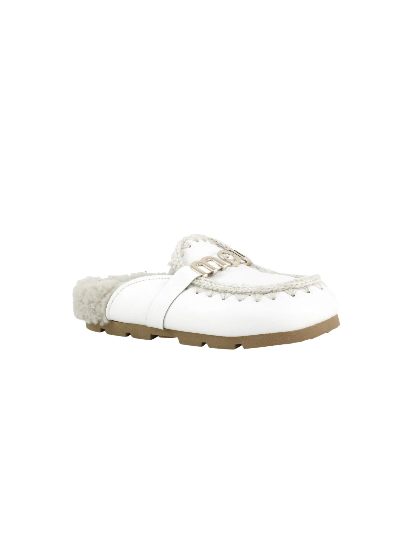 Mou "Winter Bio Slide Suede" bianco - Image 2
