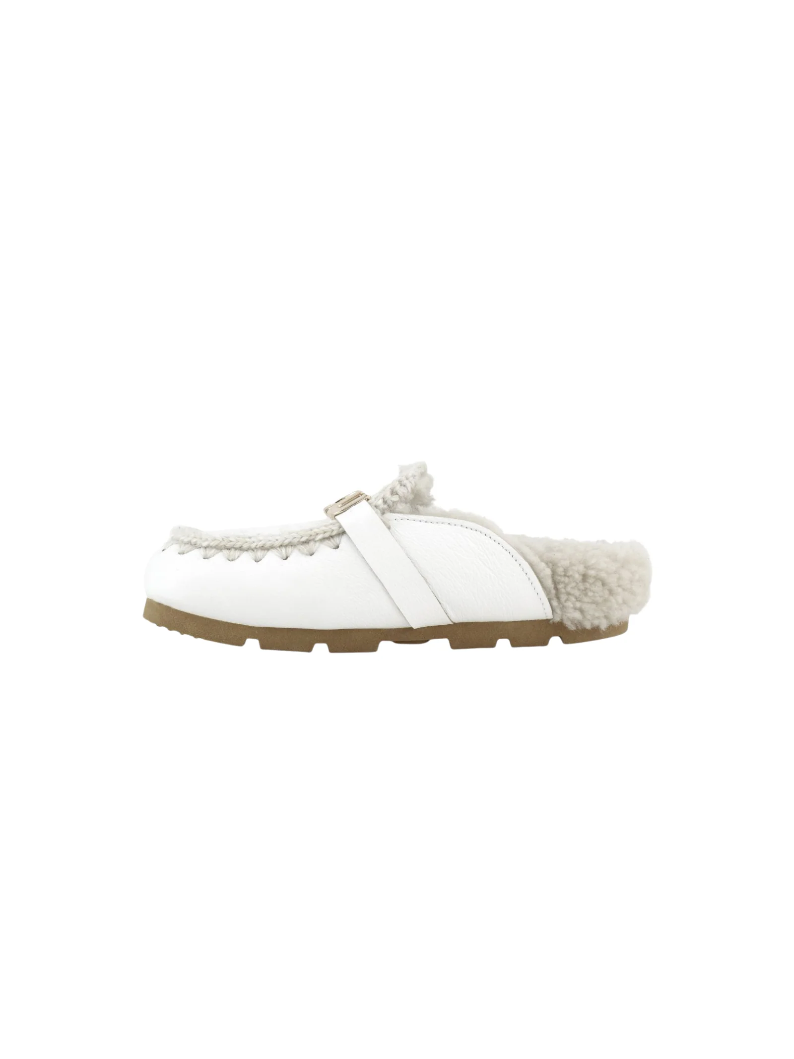 Mou "Winter Bio Slide Suede" bianco - Image 4