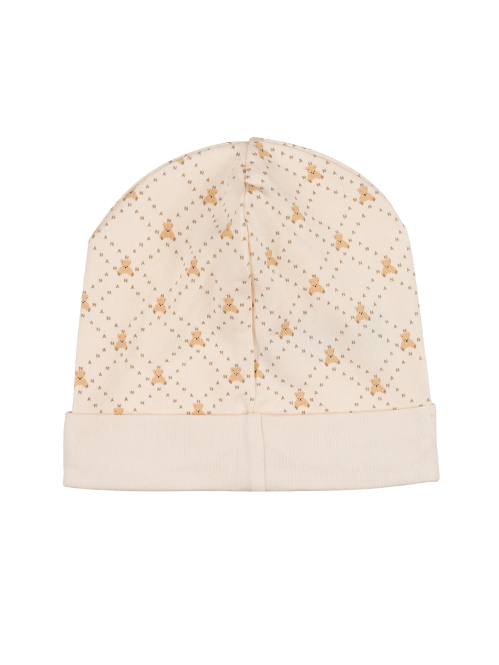 Cappello Nanan beige con orsetti all over - Image 2