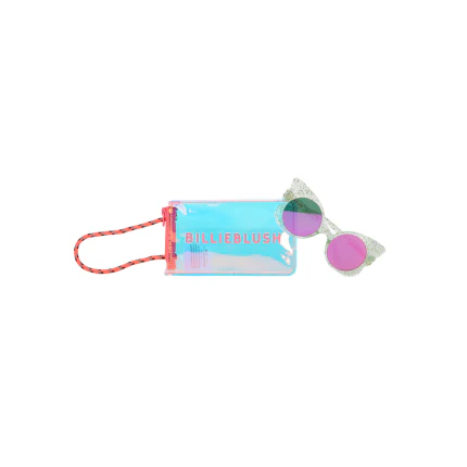 Occhiali da sole Billie Blush con glitter - Image 3