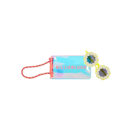 Occhiali da sole Billie Blush gialli a forma di fiore in 3D - Image 4