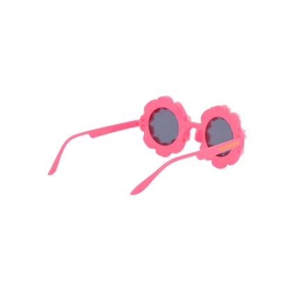 Occhiali da sole Billie Blush rosa a forma di fiore in 3D - Image 2