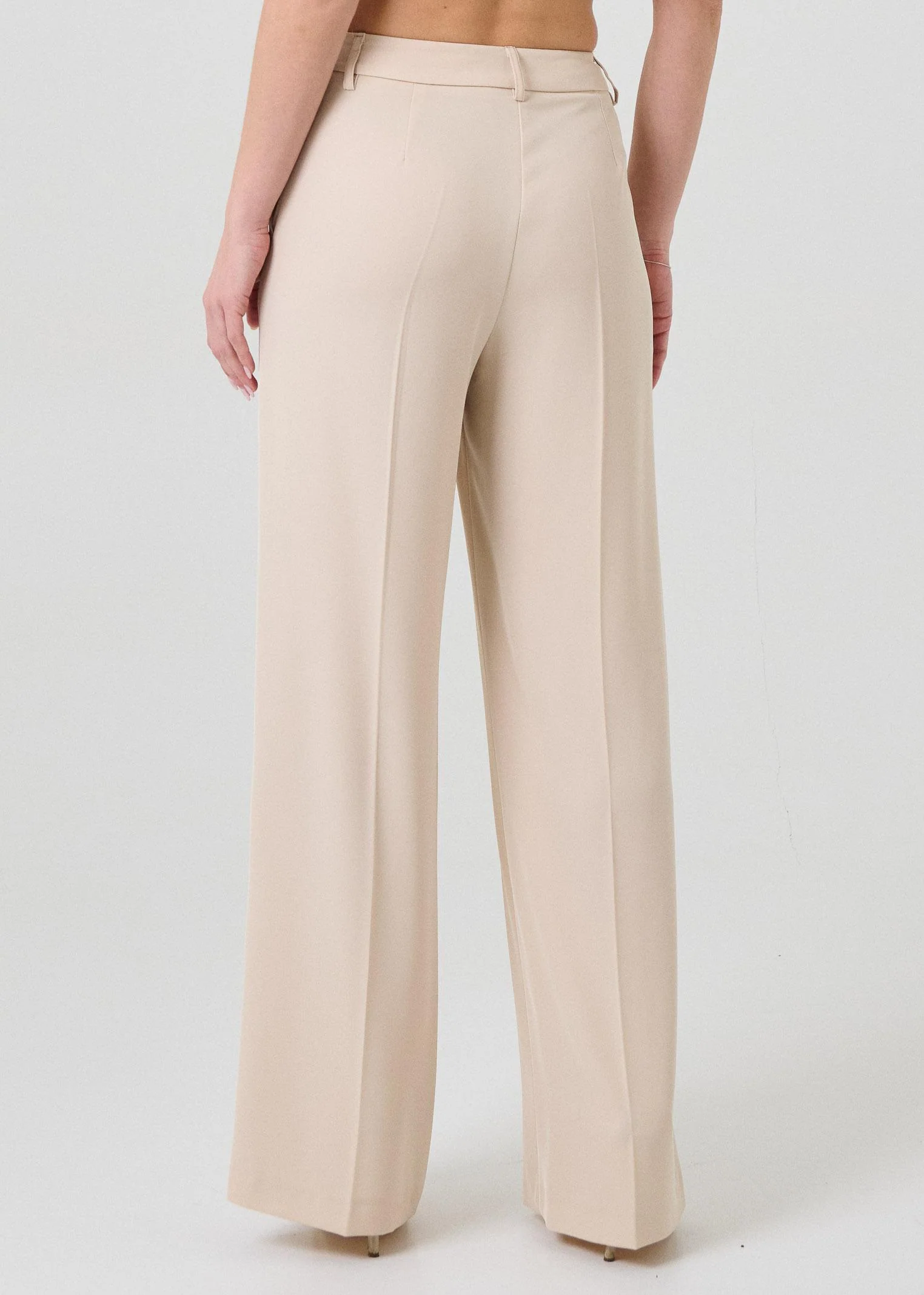 Pantalone a palazzo Armoire beige - Image 3