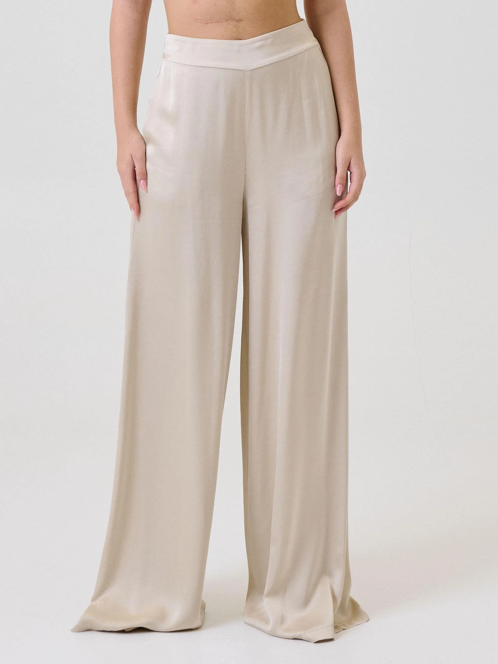 Pantalone a palazzo Armoire beige
