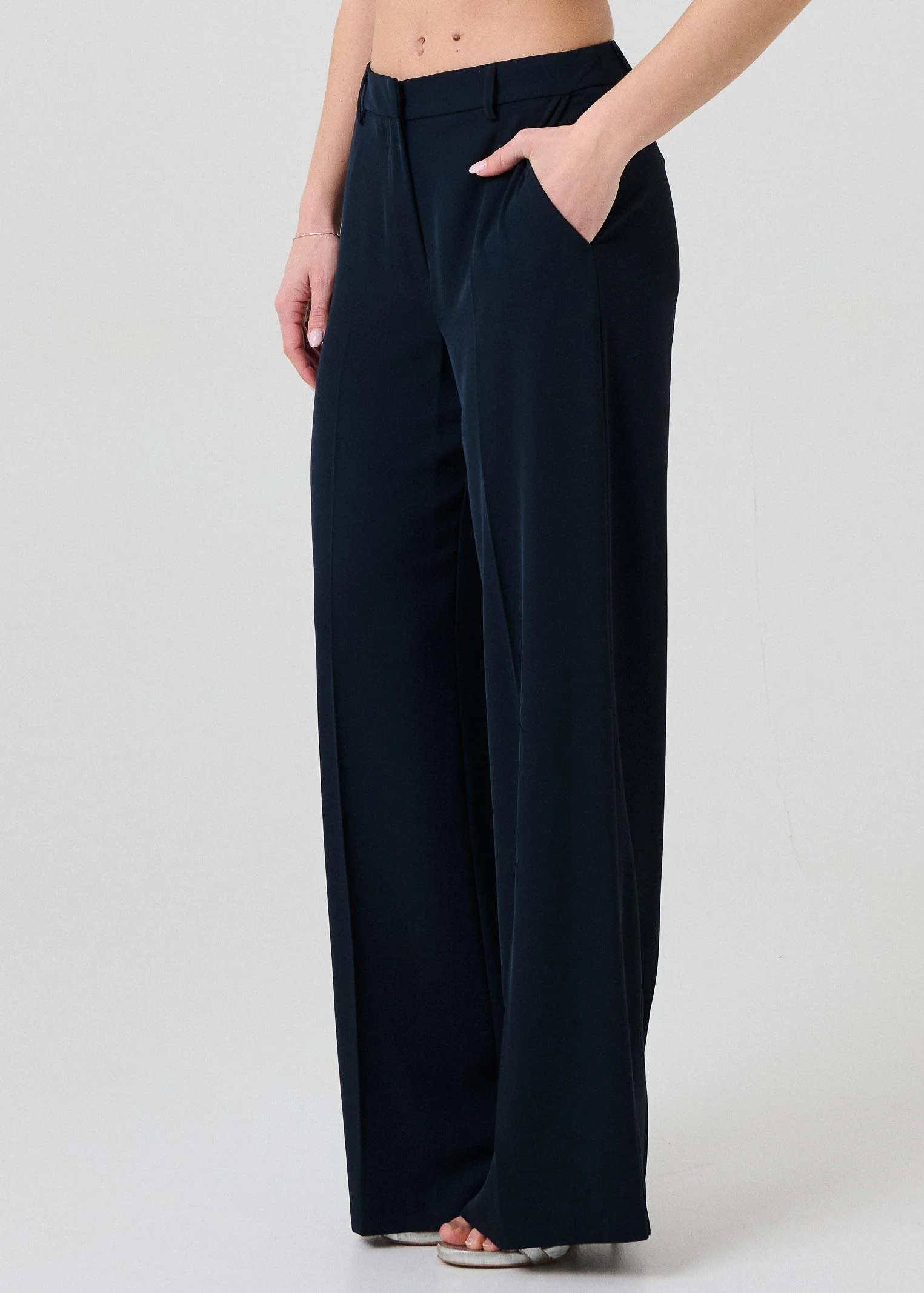 Pantalone a palazzo Armoire blu - Image 2