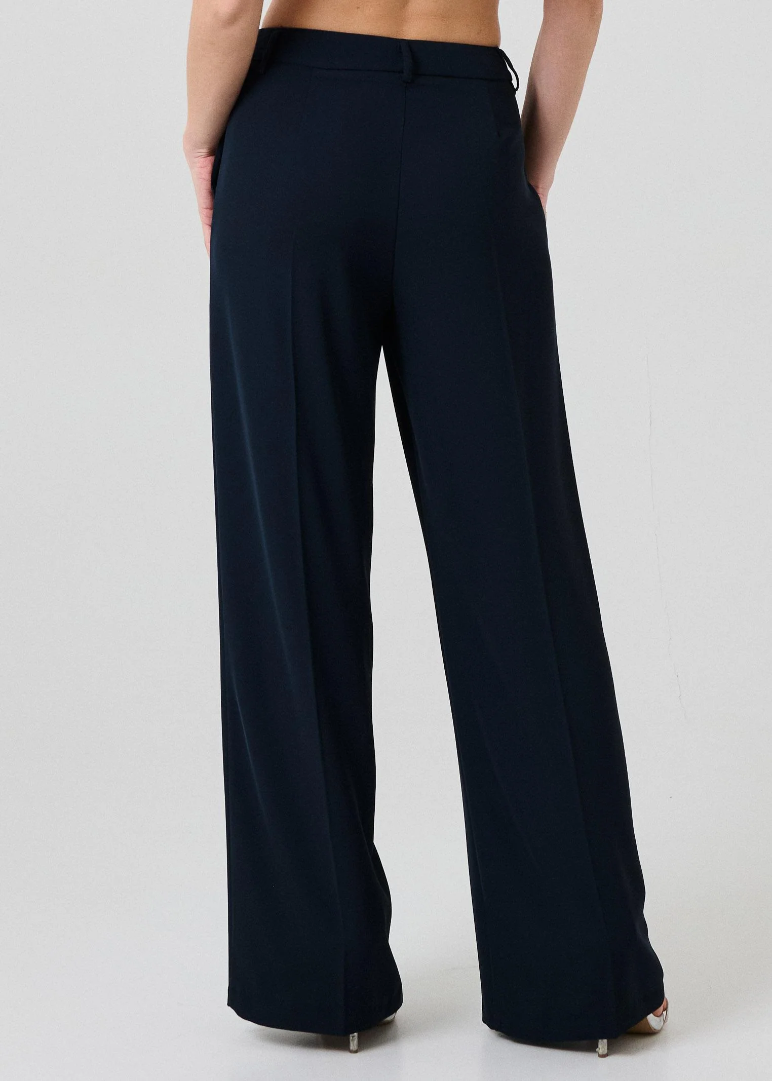 Pantalone a palazzo Armoire blu - Image 3