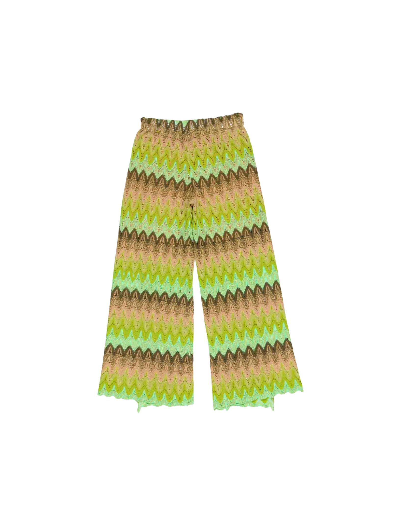 Pantalone a palazzo crochet Lulù By Miss Grant multicolor - Image 2