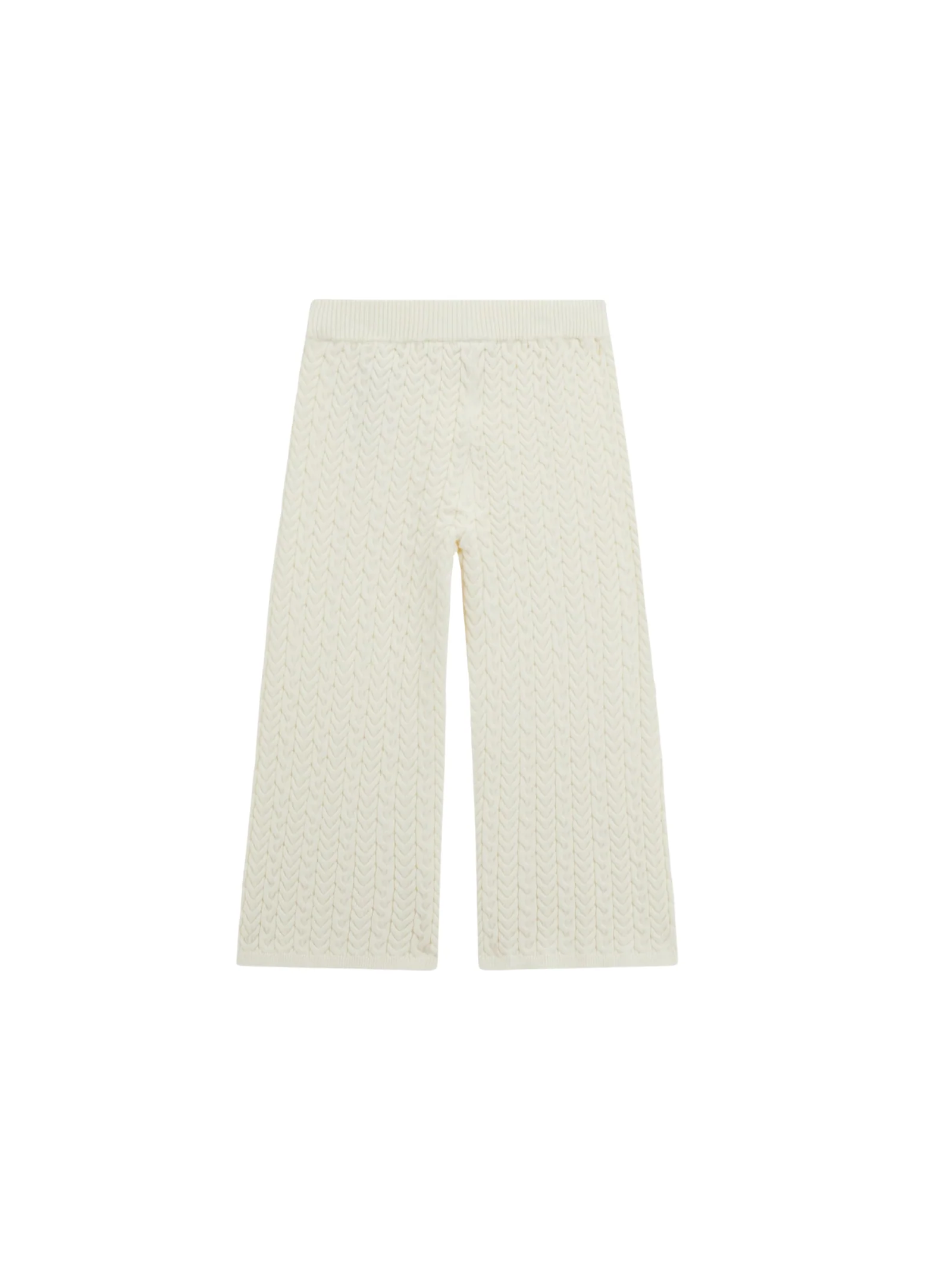 Pantalone a trecce Guess panna con logo cuore applicato - Image 2