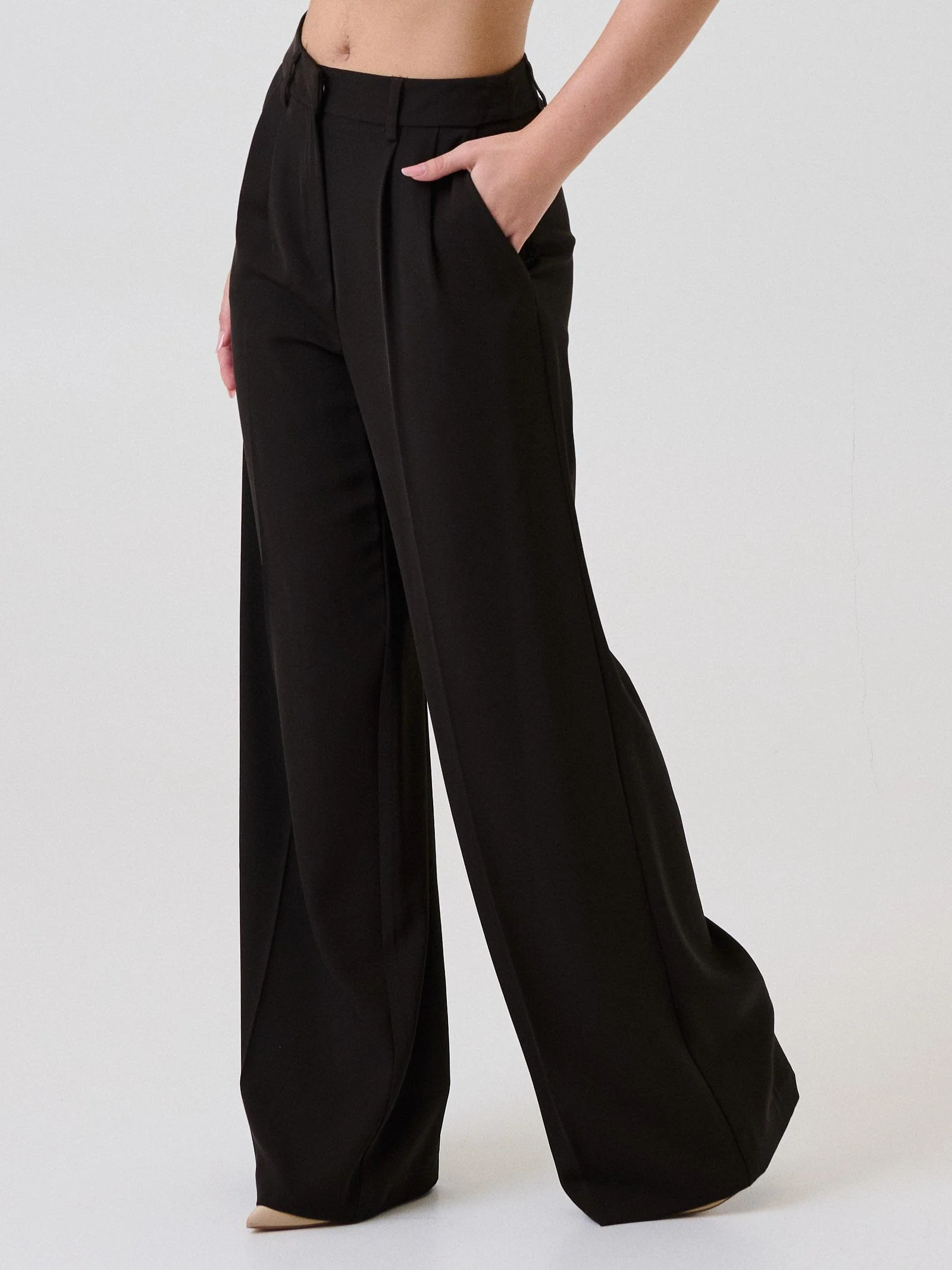 Pantalone ampio Armoire moro con pinces - Image 2