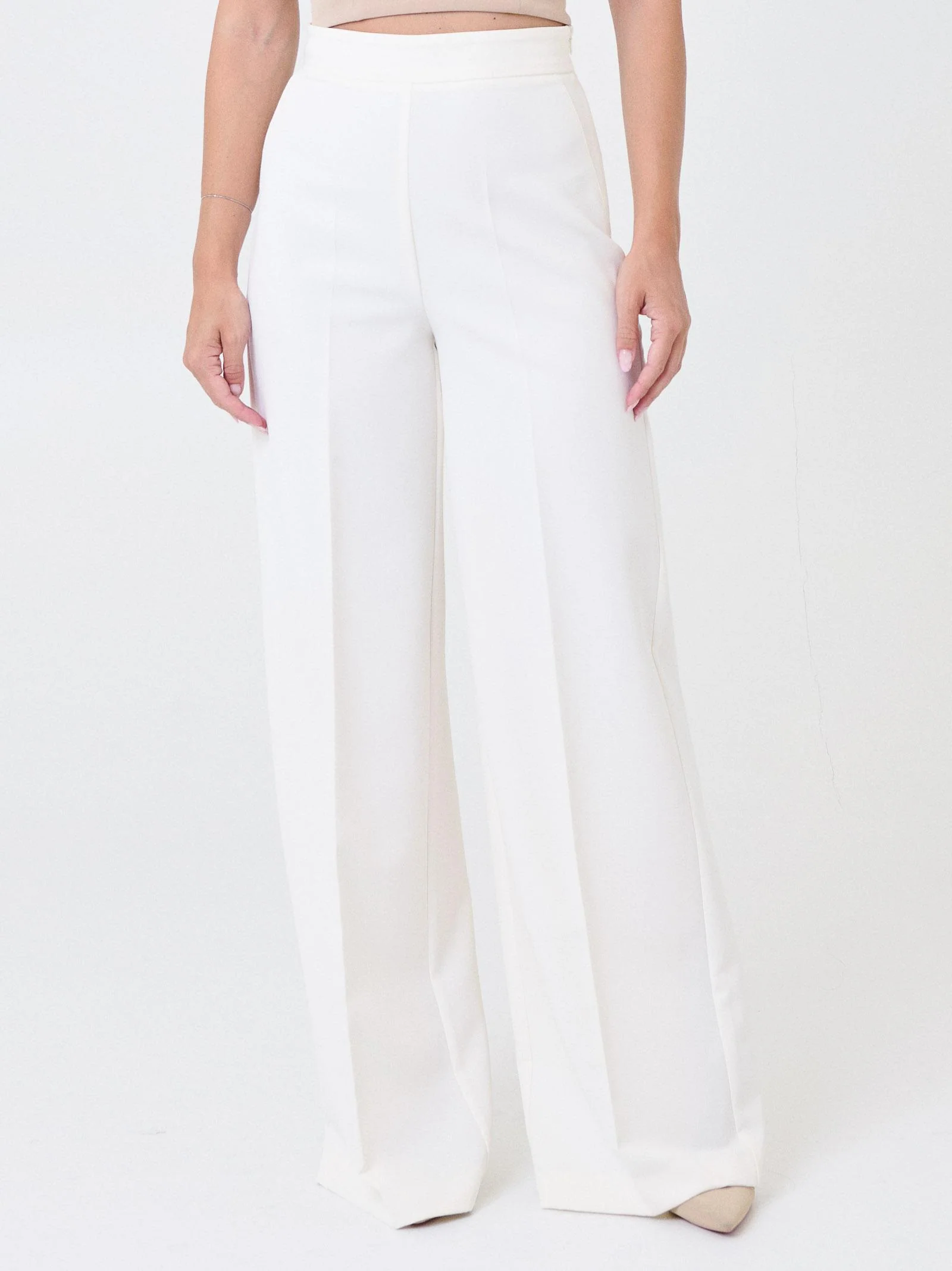 Pantalone ampio Silence Limited bianco latte - Image 2