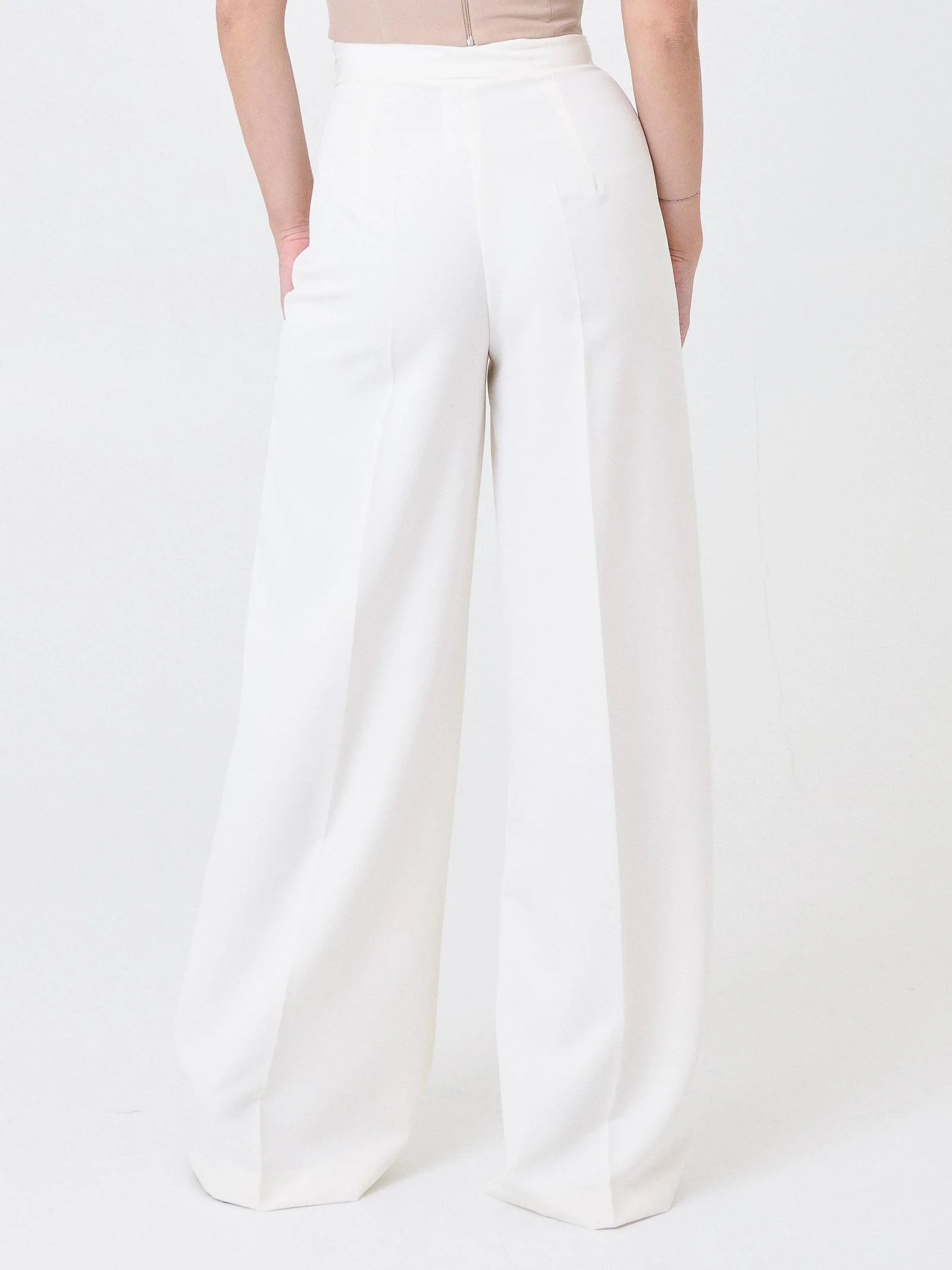 Pantalone ampio Silence Limited bianco latte - Image 4